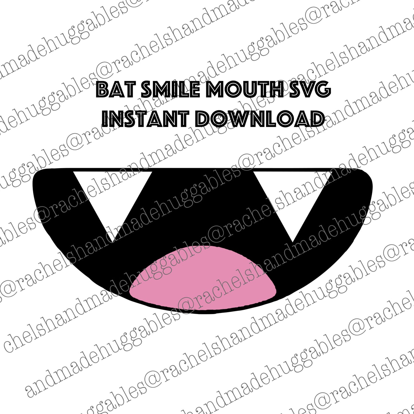Bat Mouths SVG's Digital Download