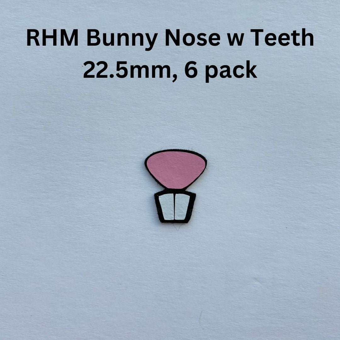 Felt Bunny Noses ~ RHM Bunny Noses with Teeth