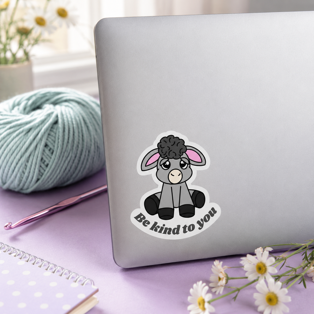 Dylan the Donkey — “Be Kind to You” Sticker