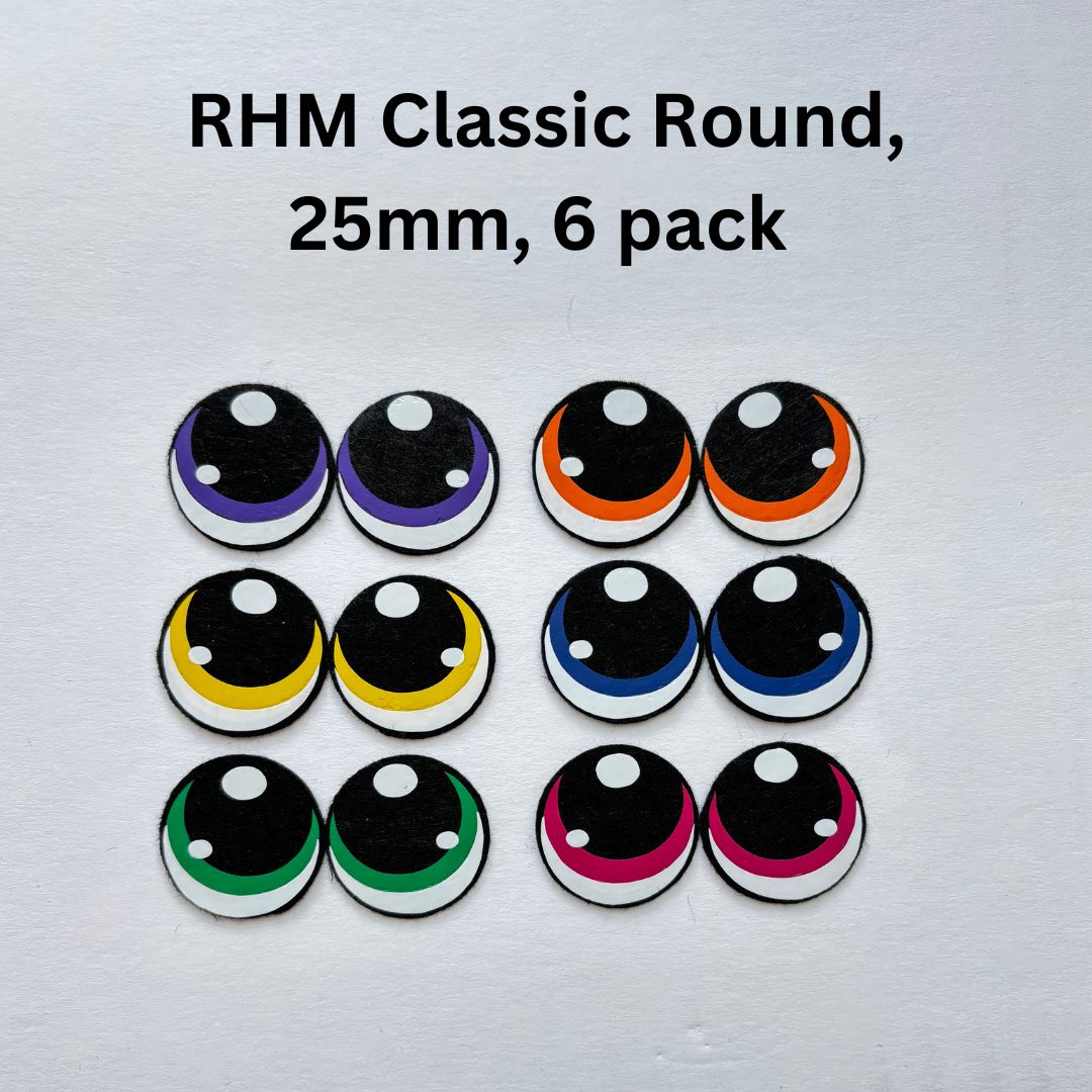 Felt Eyes ~ RHM Classic Round