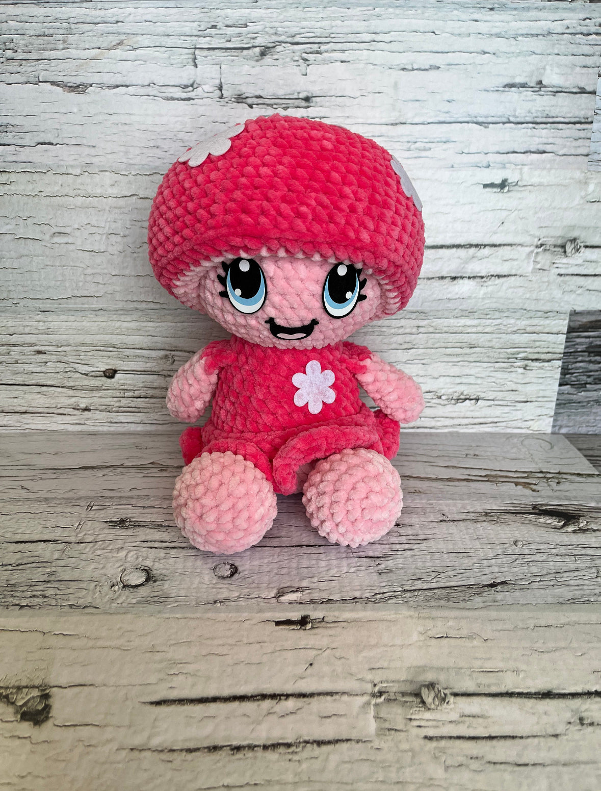 Myco Mushroom Digital Crochet Pattern, Low Sew (PDF Pattern)