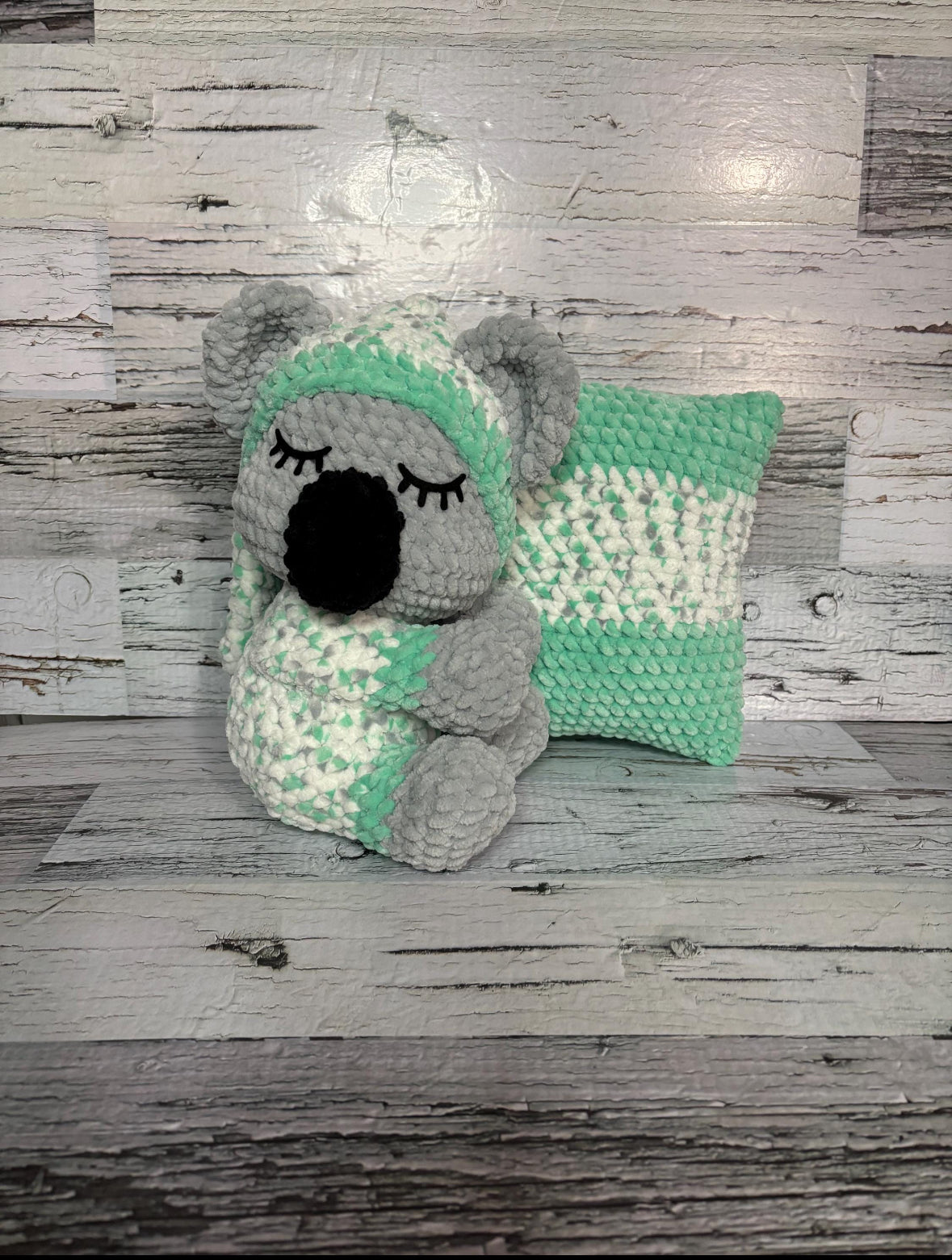 Sleepy Bear Digital Crochet Pattern