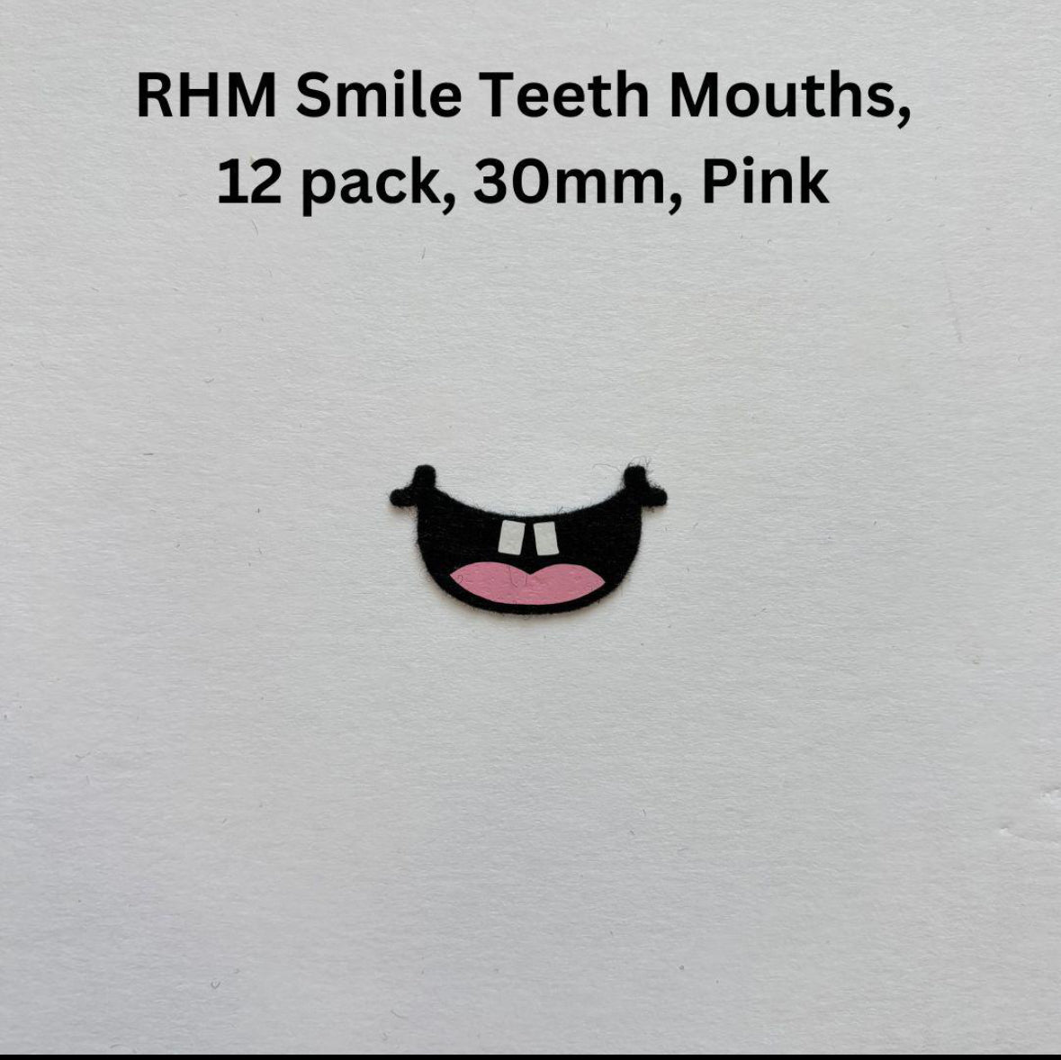 Felt Mouths ~ RHM Smile Mouths
