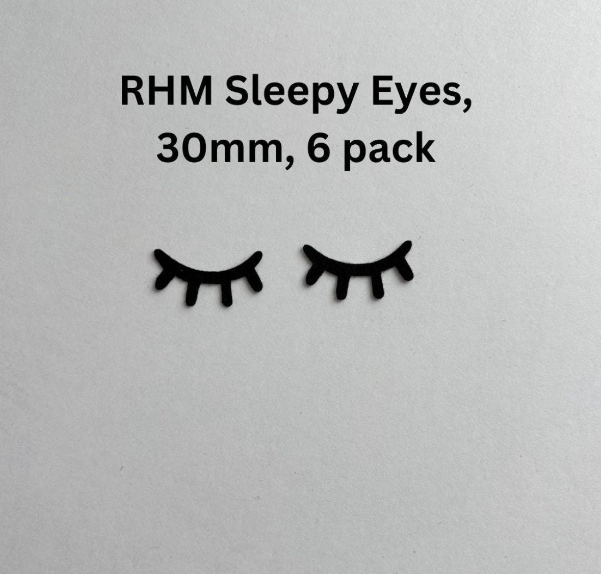 Felt Eyes - RHM Sleepy Bear Eyes