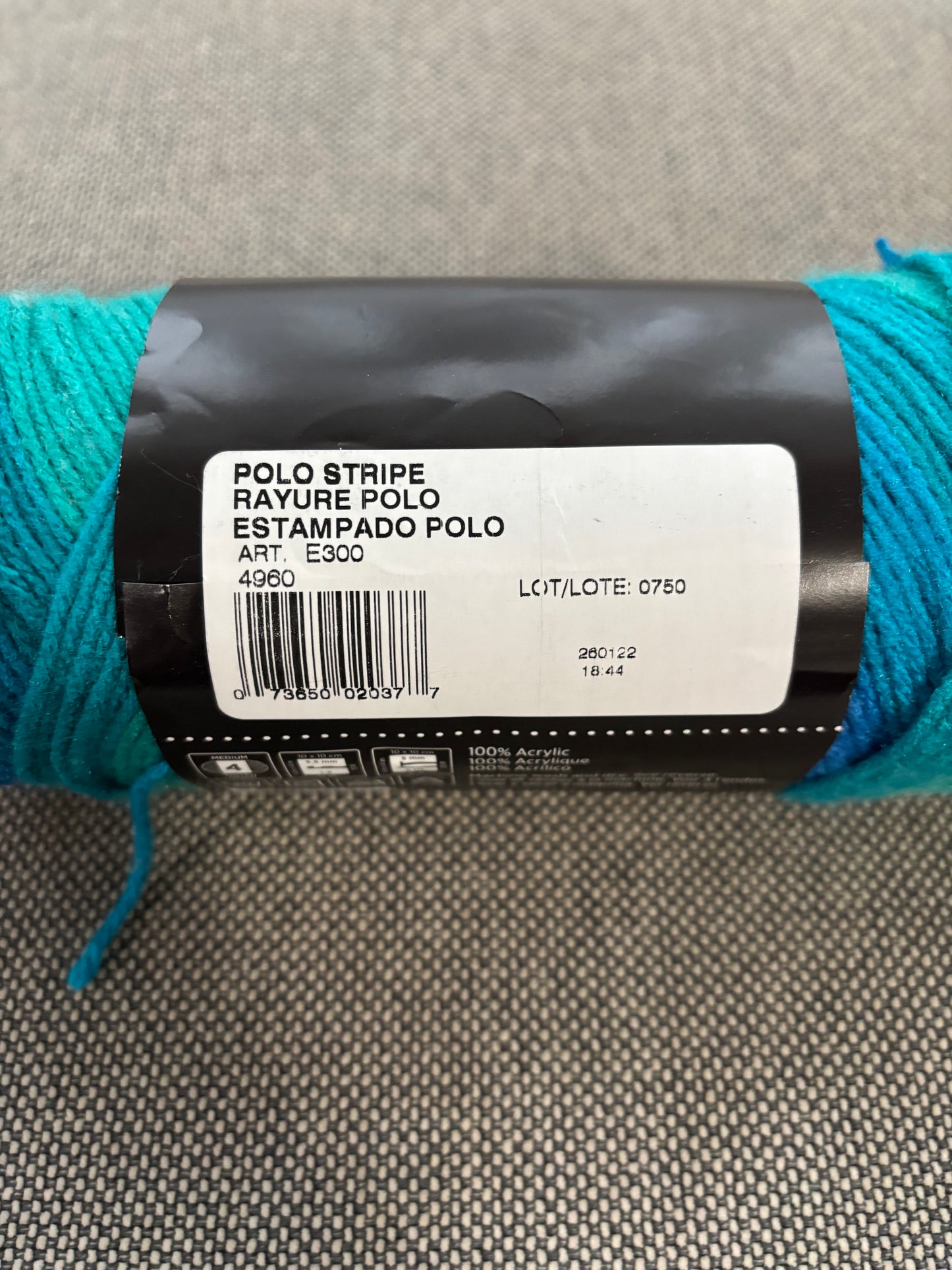 Red Heart Super Saver Stripes ~ Polo Stripes