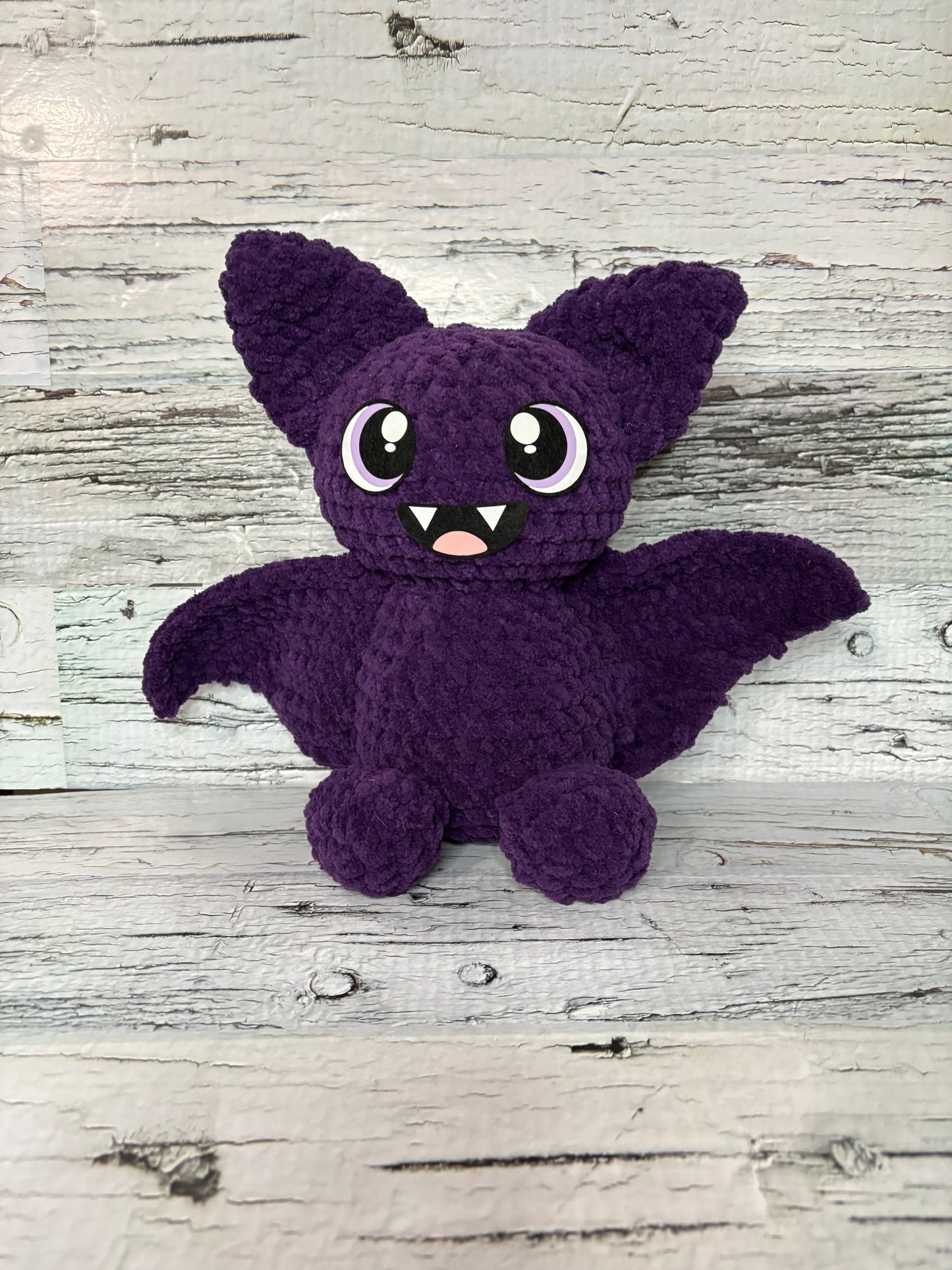 Bat Digital Crochet Pattern, Low Sew (PDF Pattern)
