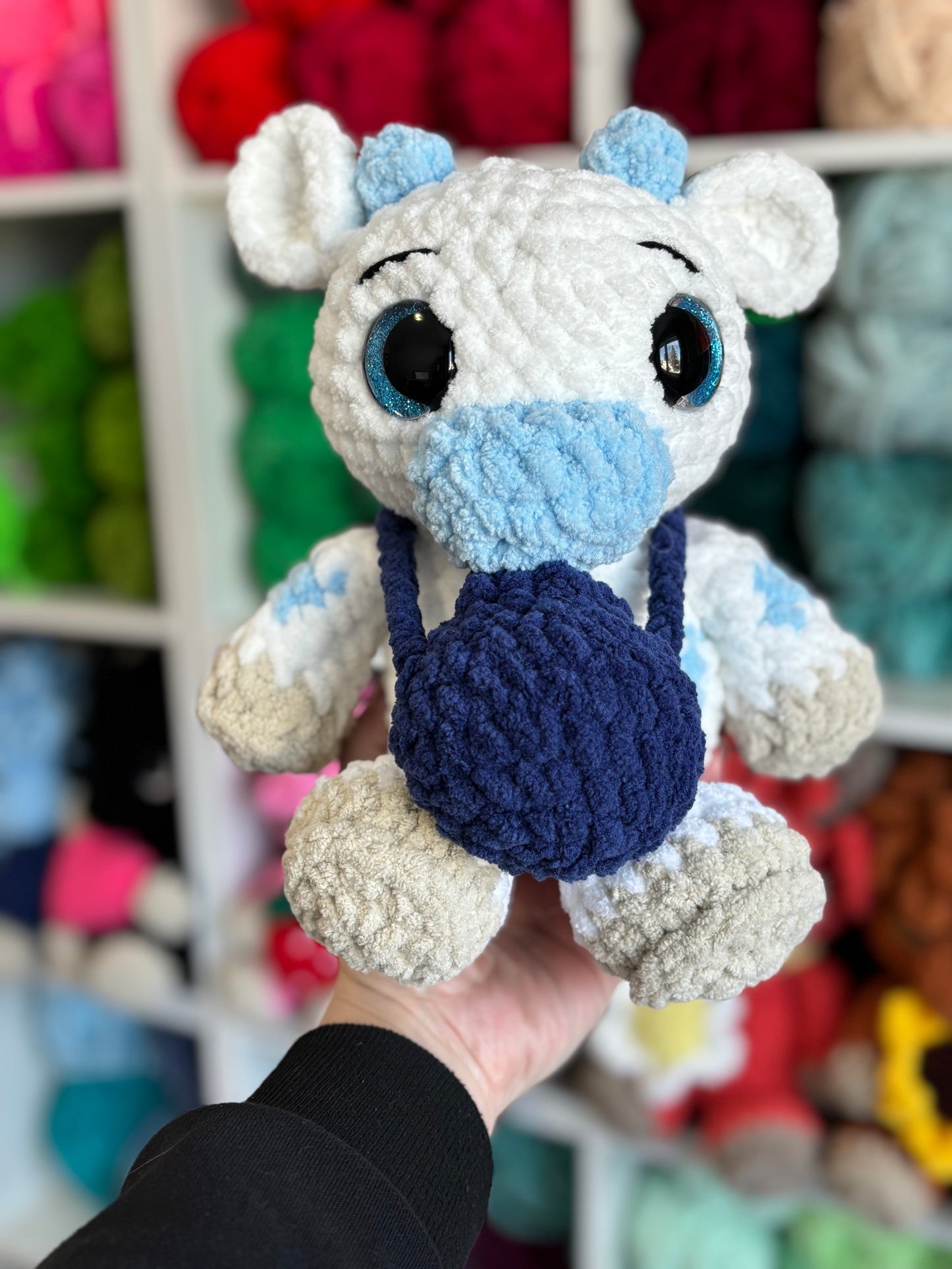 Cow and Highland Cow Digital Crochet Pattern, Low Sew (PDF Pattern)