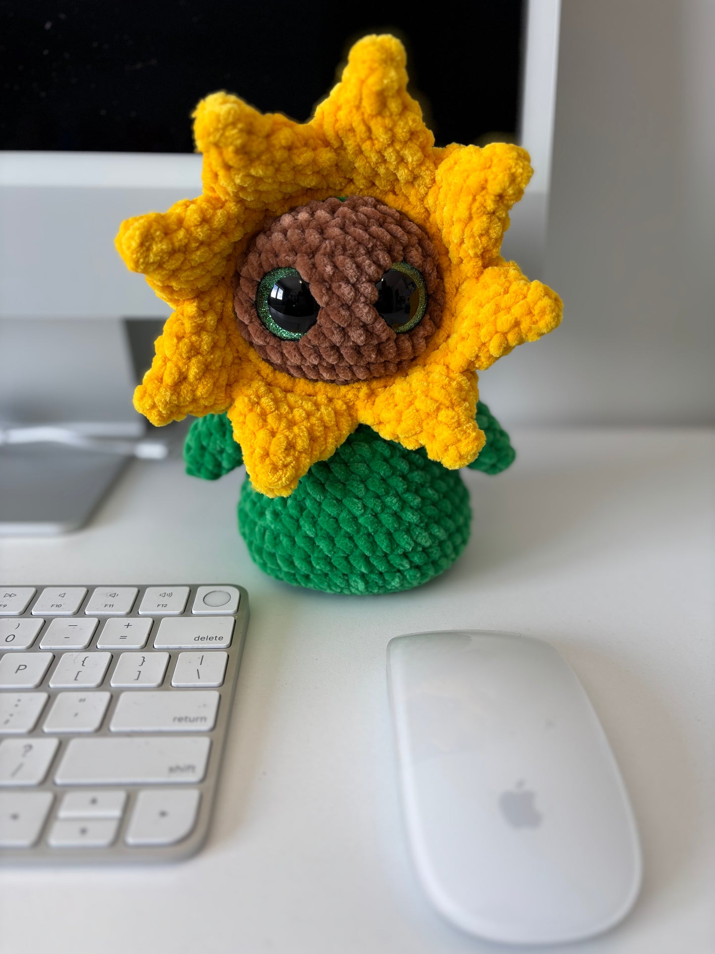 Flower Desk Pals Digital Crochet Pattern Bundle, Low Sew (PDF Pattern)