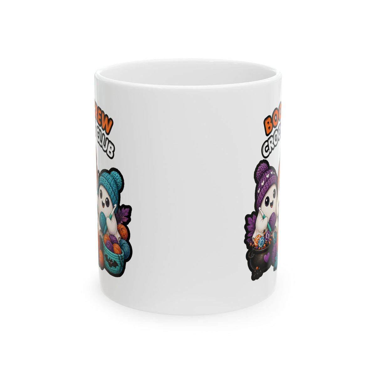 Boo Crew Ghost Halloween Ceramic Mug (11oz/15oz)