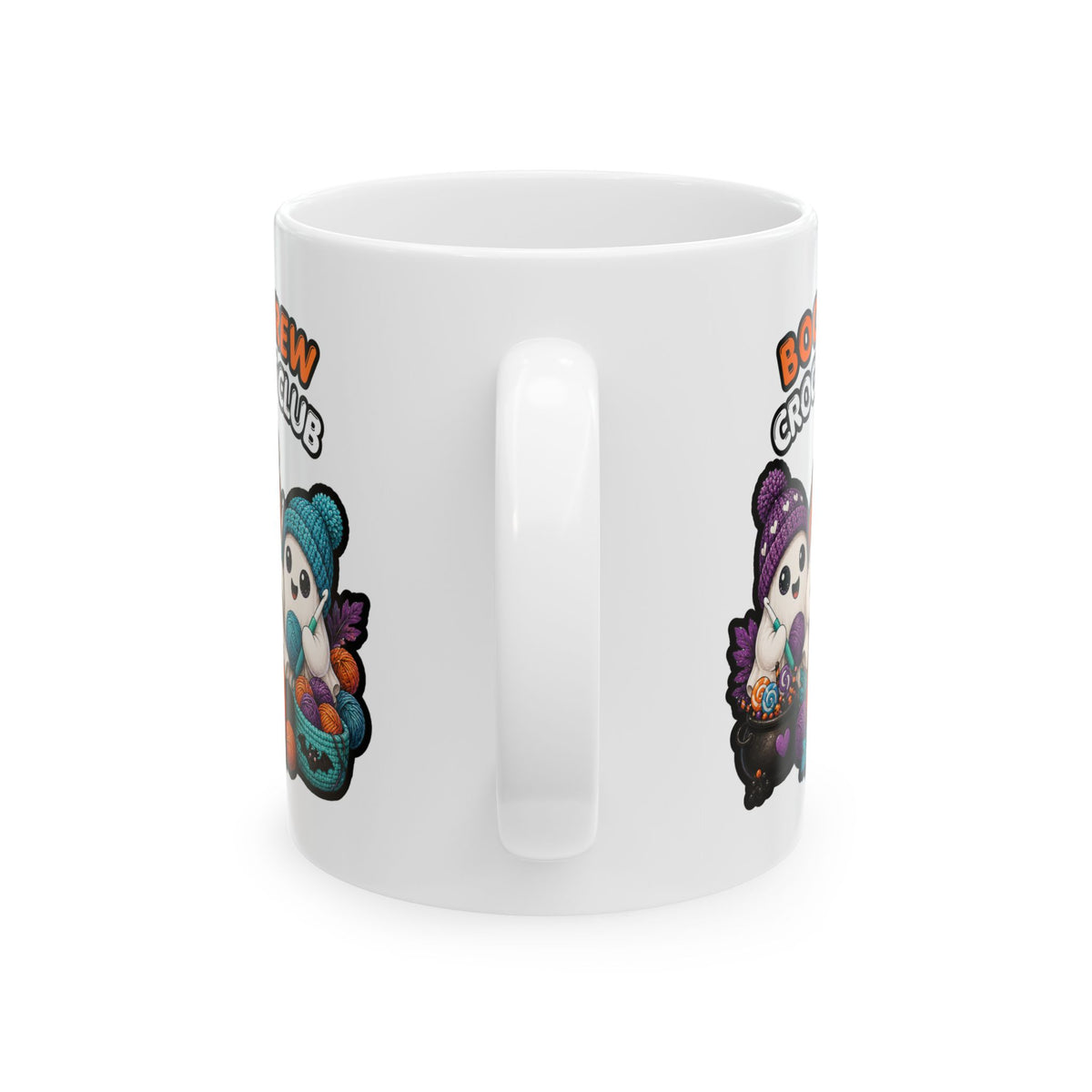 Boo Crew Ghost Halloween Ceramic Mug (11oz/15oz)