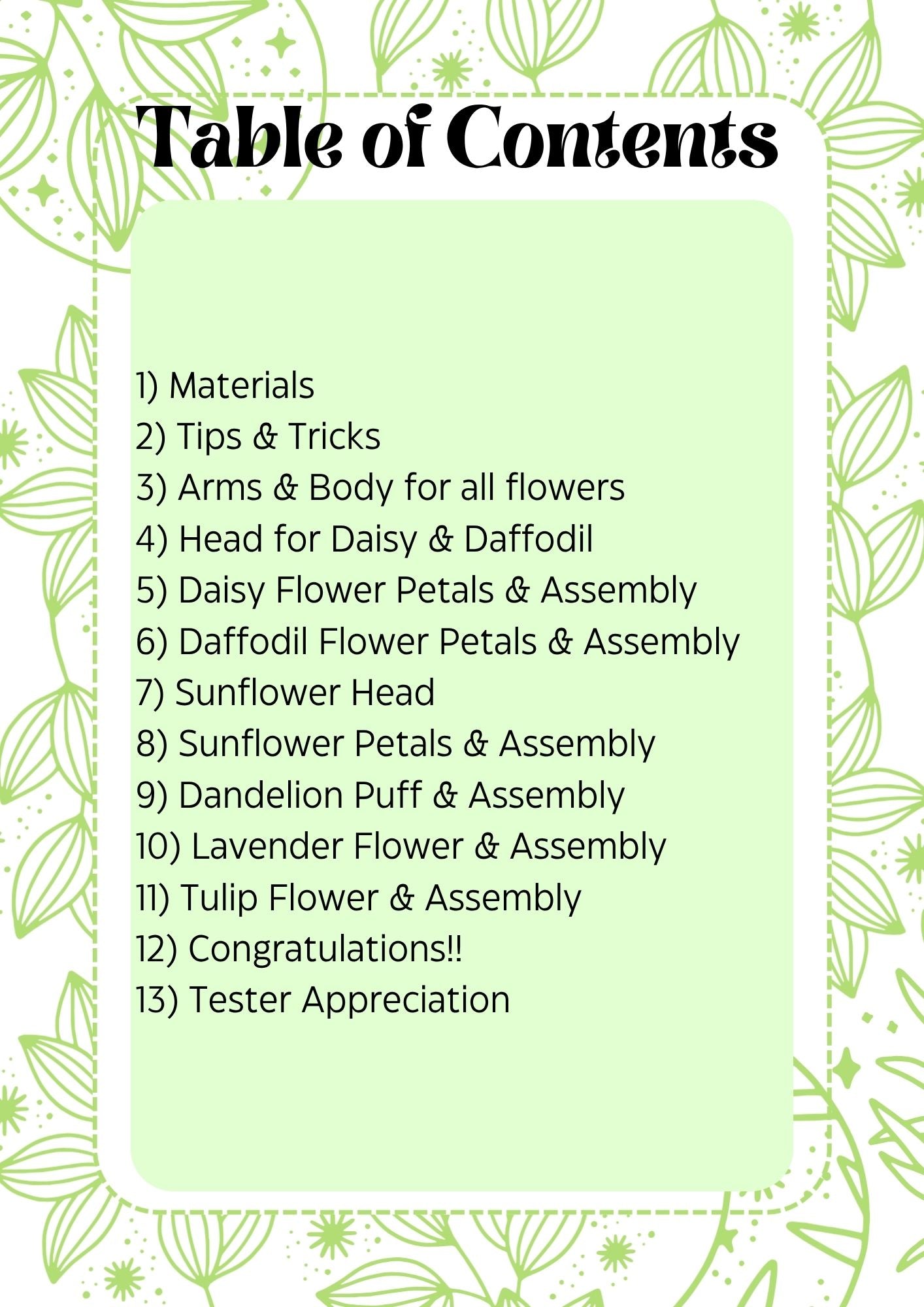 Flower Desk Pals Digital Crochet Pattern Bundle, Low Sew (PDF Pattern)