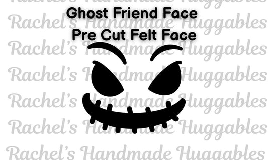 Ghost Friend Pre-Cut Felt Face 3 pack