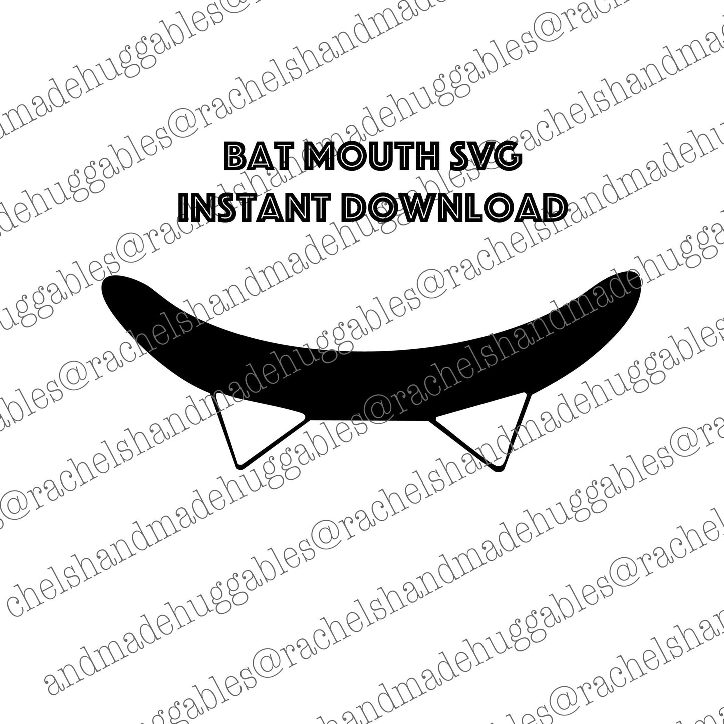 Bat Mouths SVG's Digital Download
