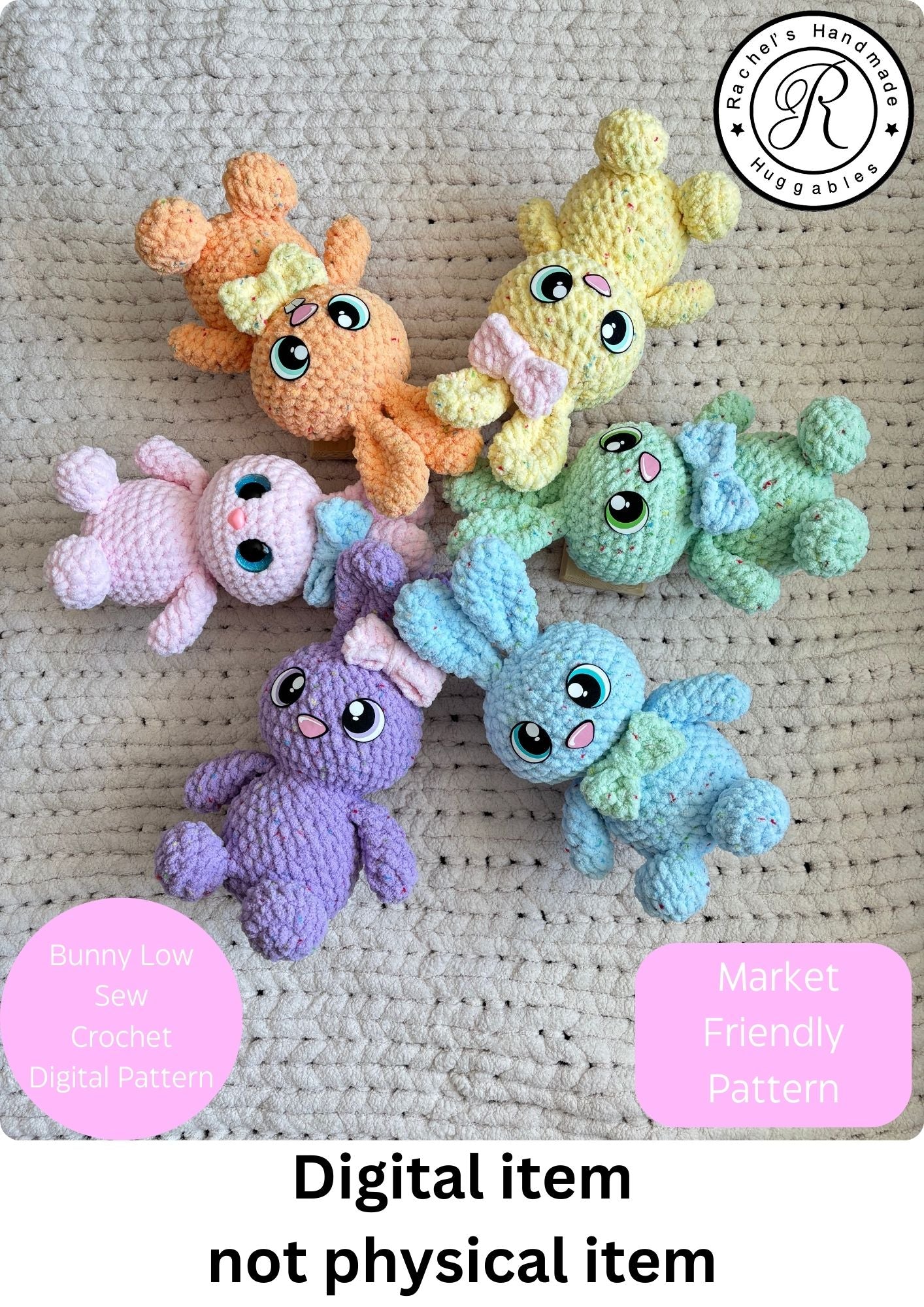 Bunny Low Sew Crochet Pattern