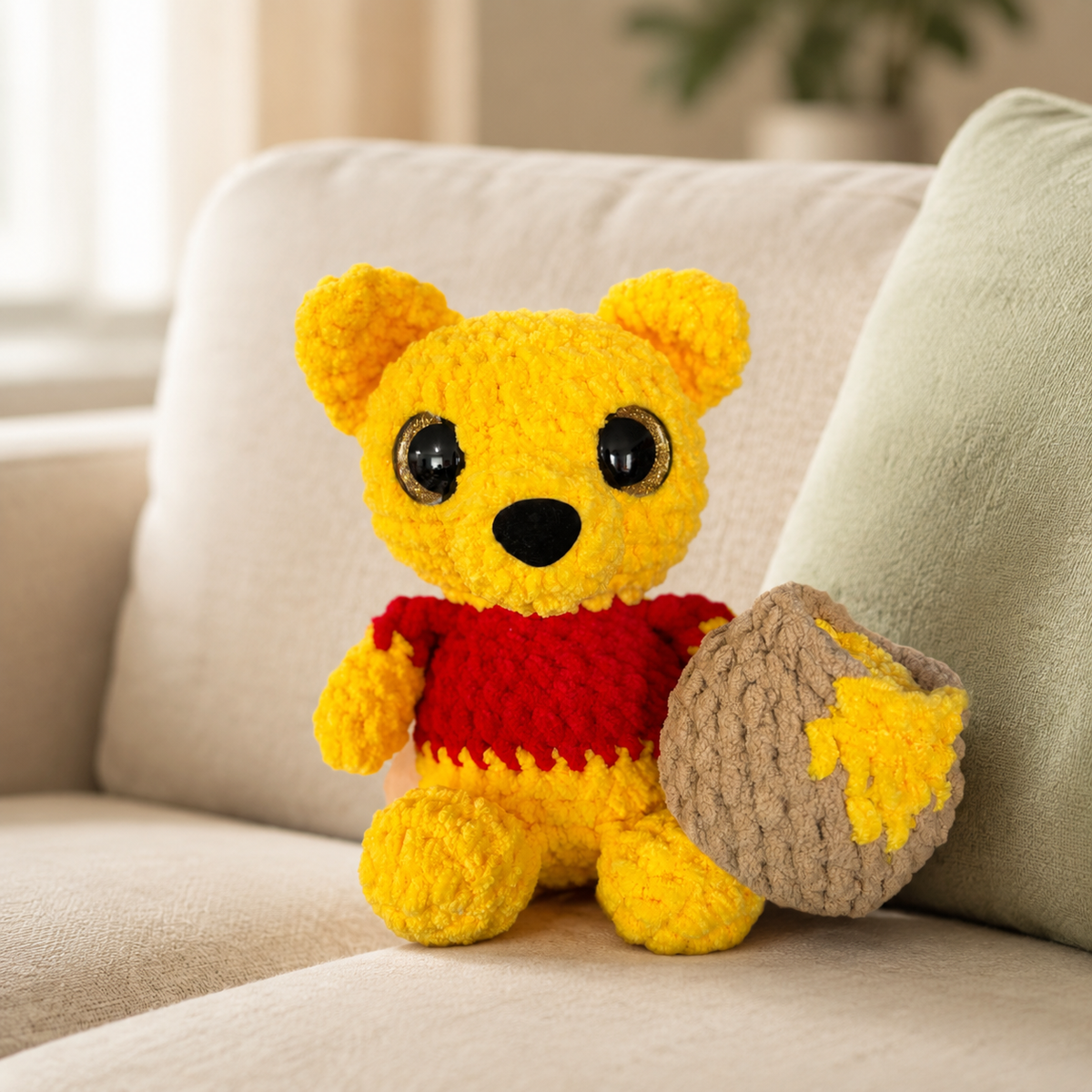 Honey Bear Huggable Plushie