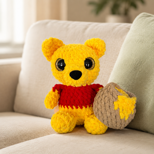 Honey Bear Huggable Plushie