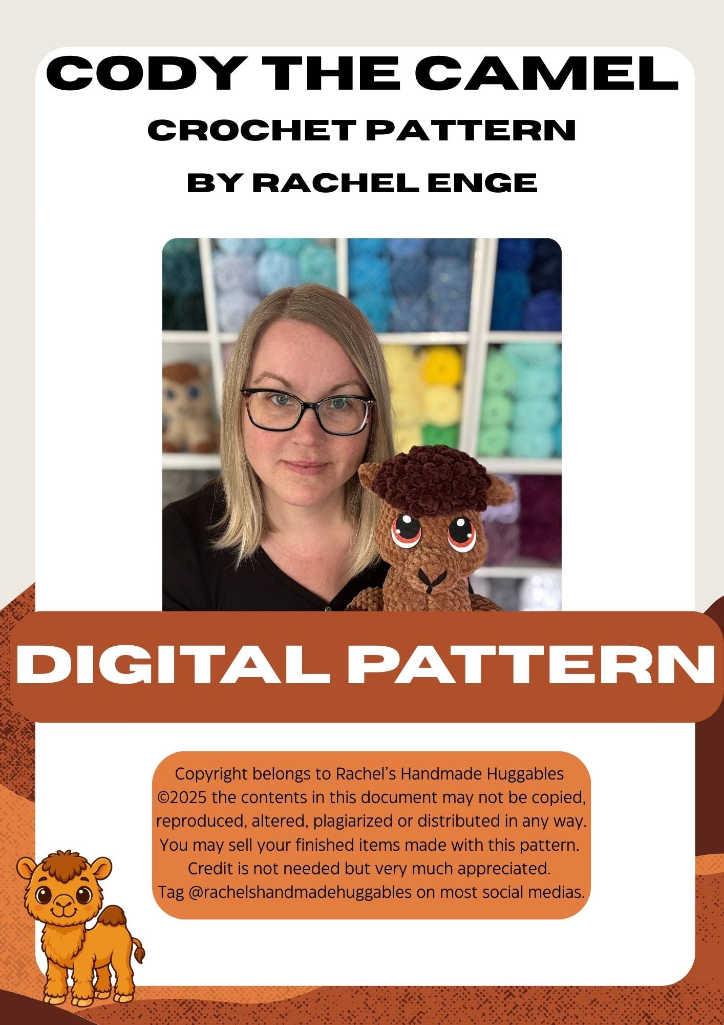 Cody the Camel Crochet Pattern