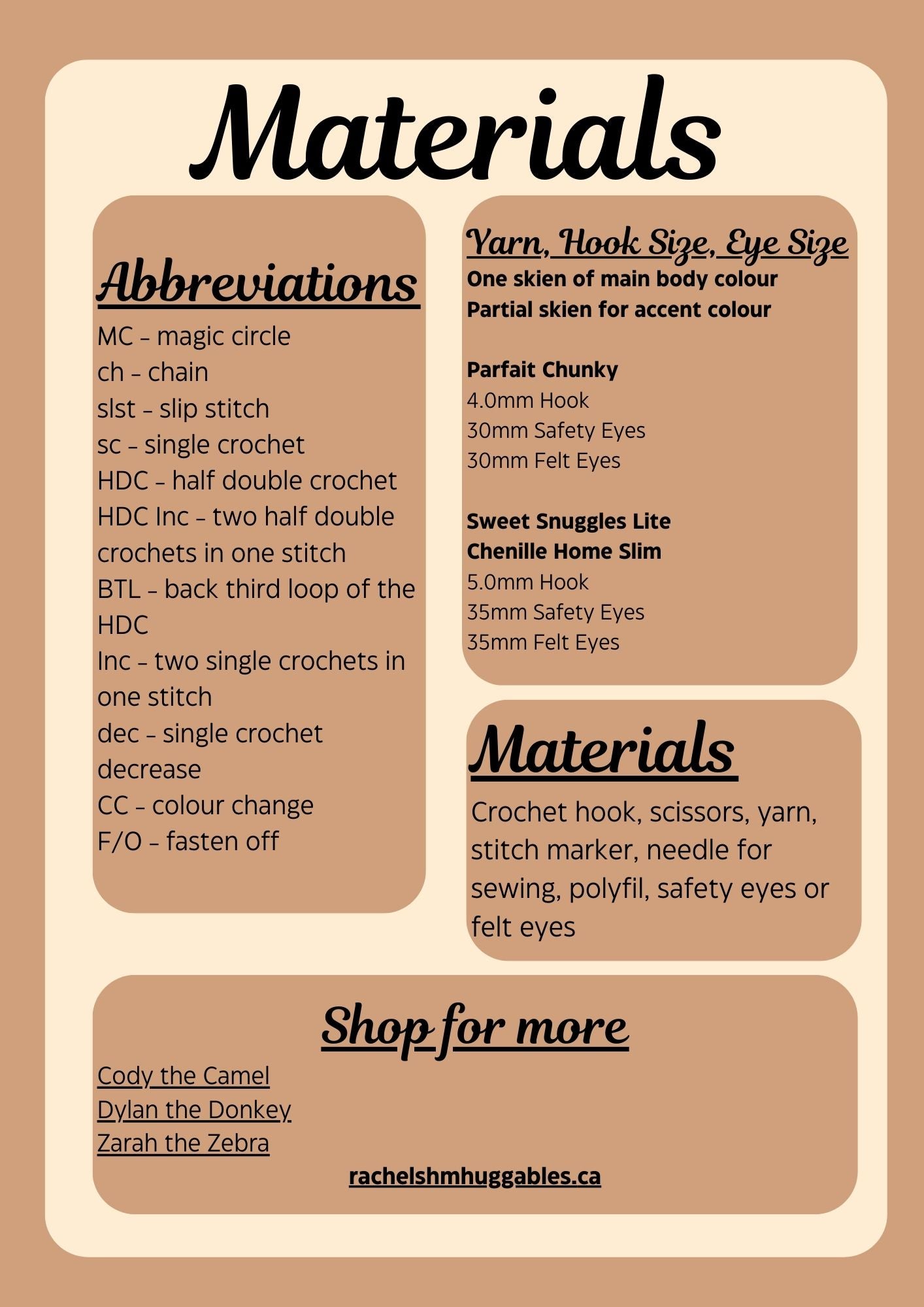 Hollie The Horse Digital Crochet Pattern (PDF Pattern)