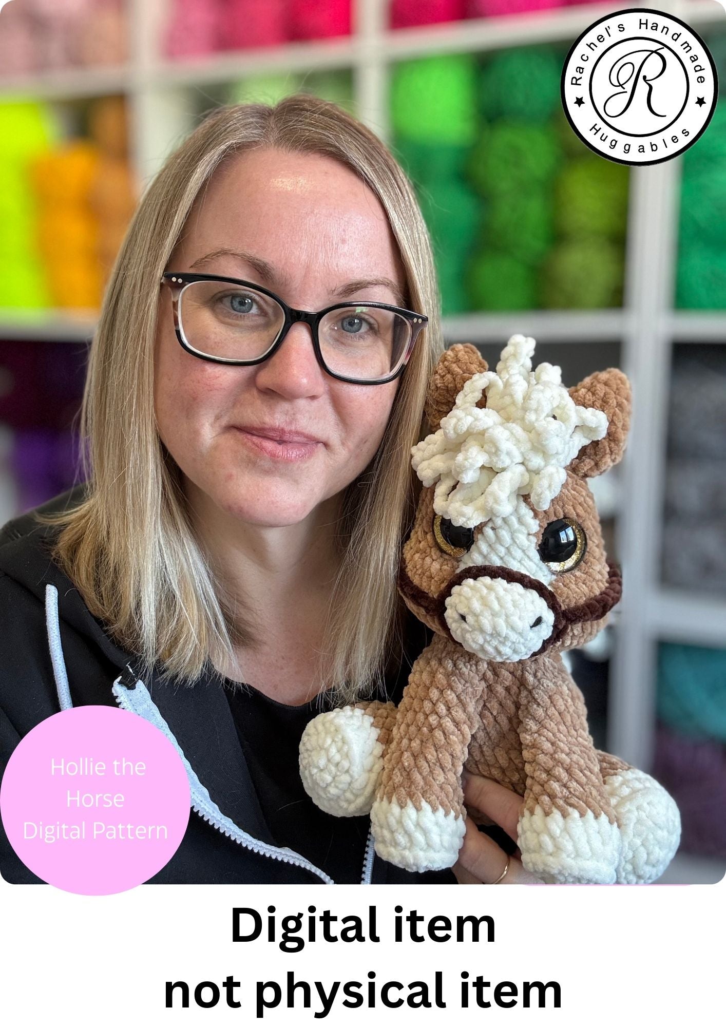 Hollie The Horse Digital Crochet Pattern (PDF Pattern)
