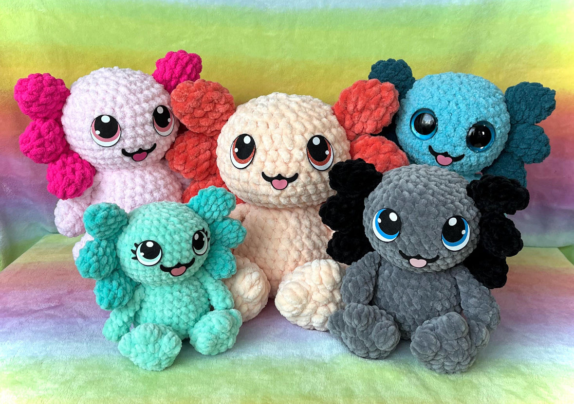 Axolotl Low Sew Crochet Pattern