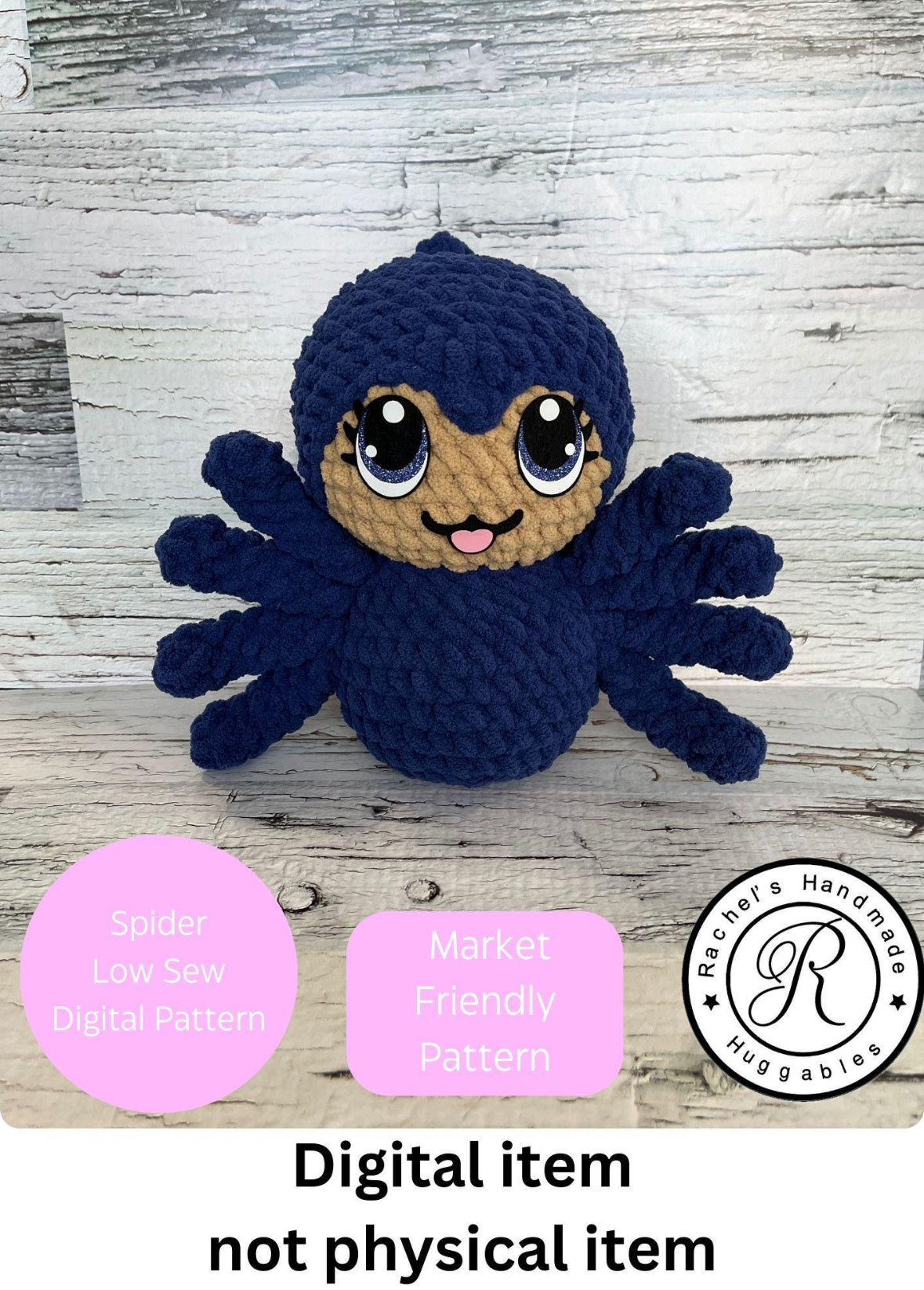 Spider Low Sew Crochet Pattern