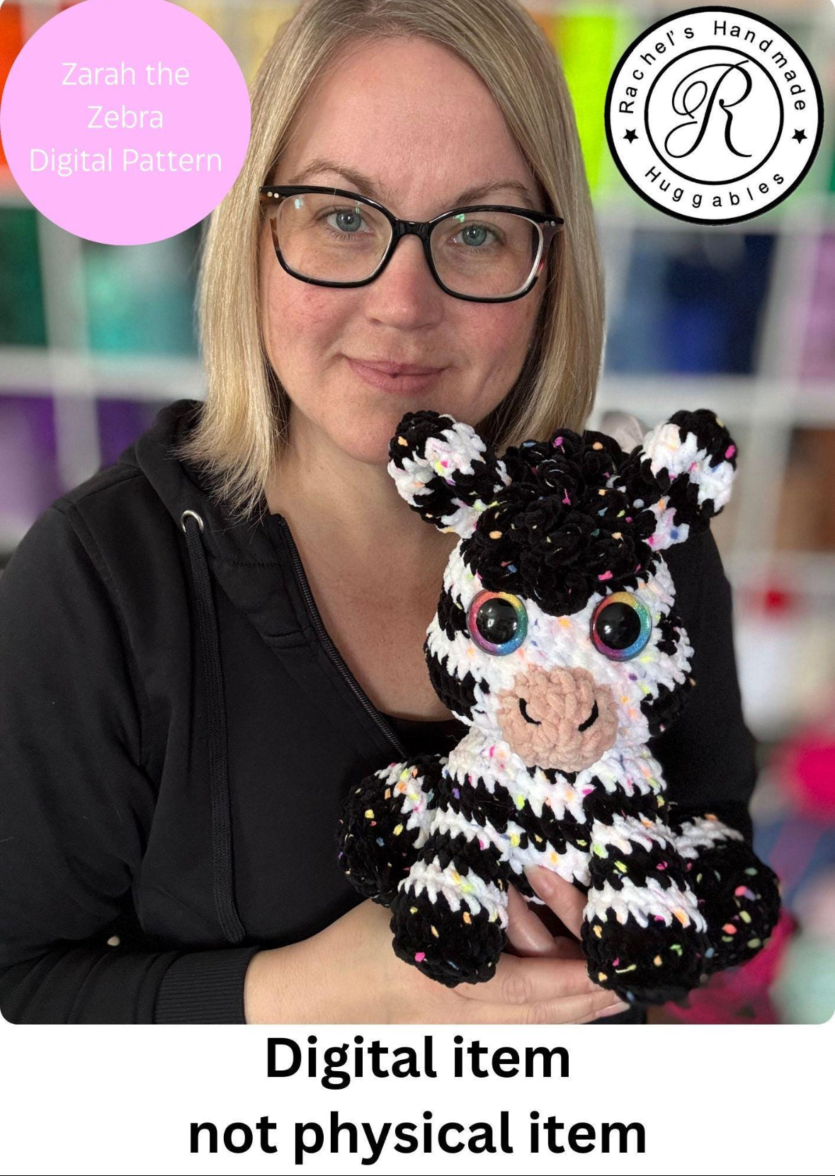 Zarah the Zebra Crochet Pattern