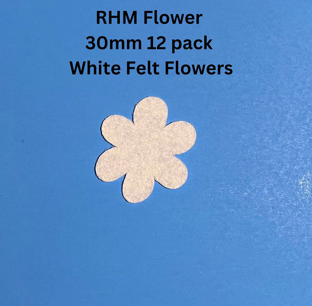Felt Flowers ~ RHM Flower patches for Mushrooms