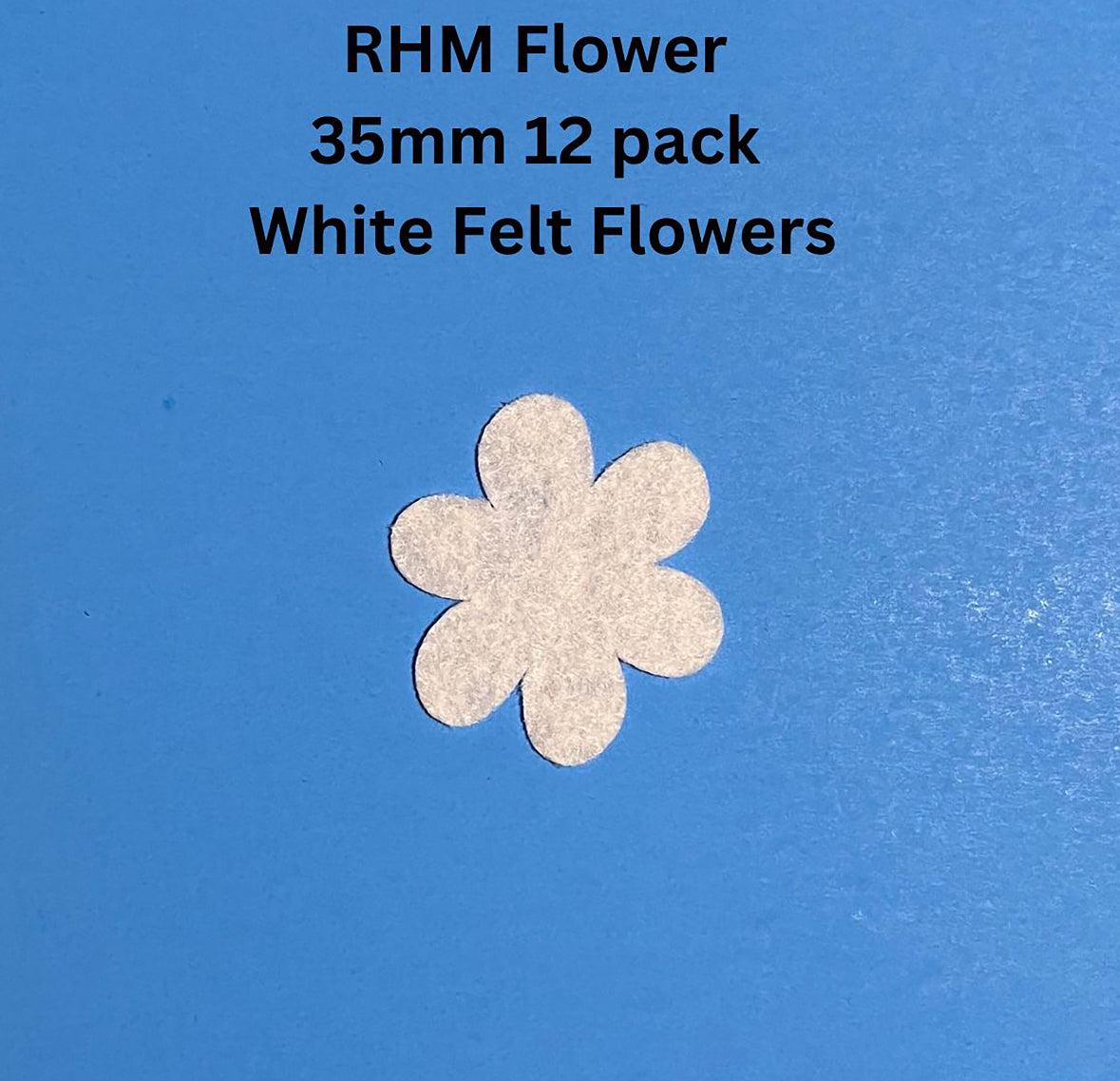 Felt Flowers ~ RHM Flower patches for Mushrooms