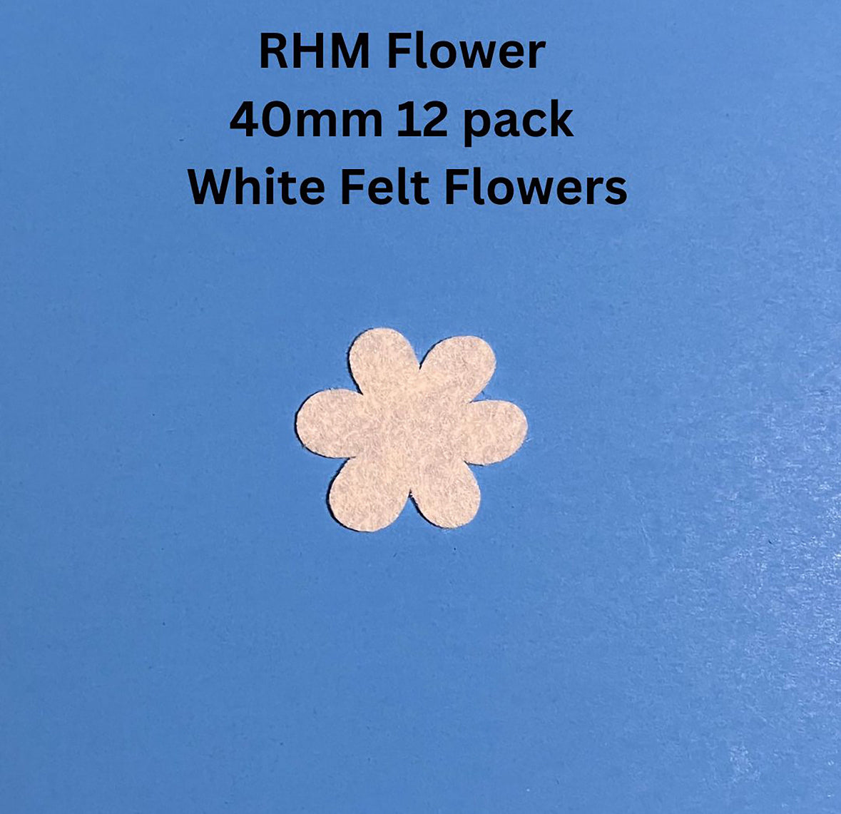 Felt Flowers ~ RHM Flower patches for Mushrooms