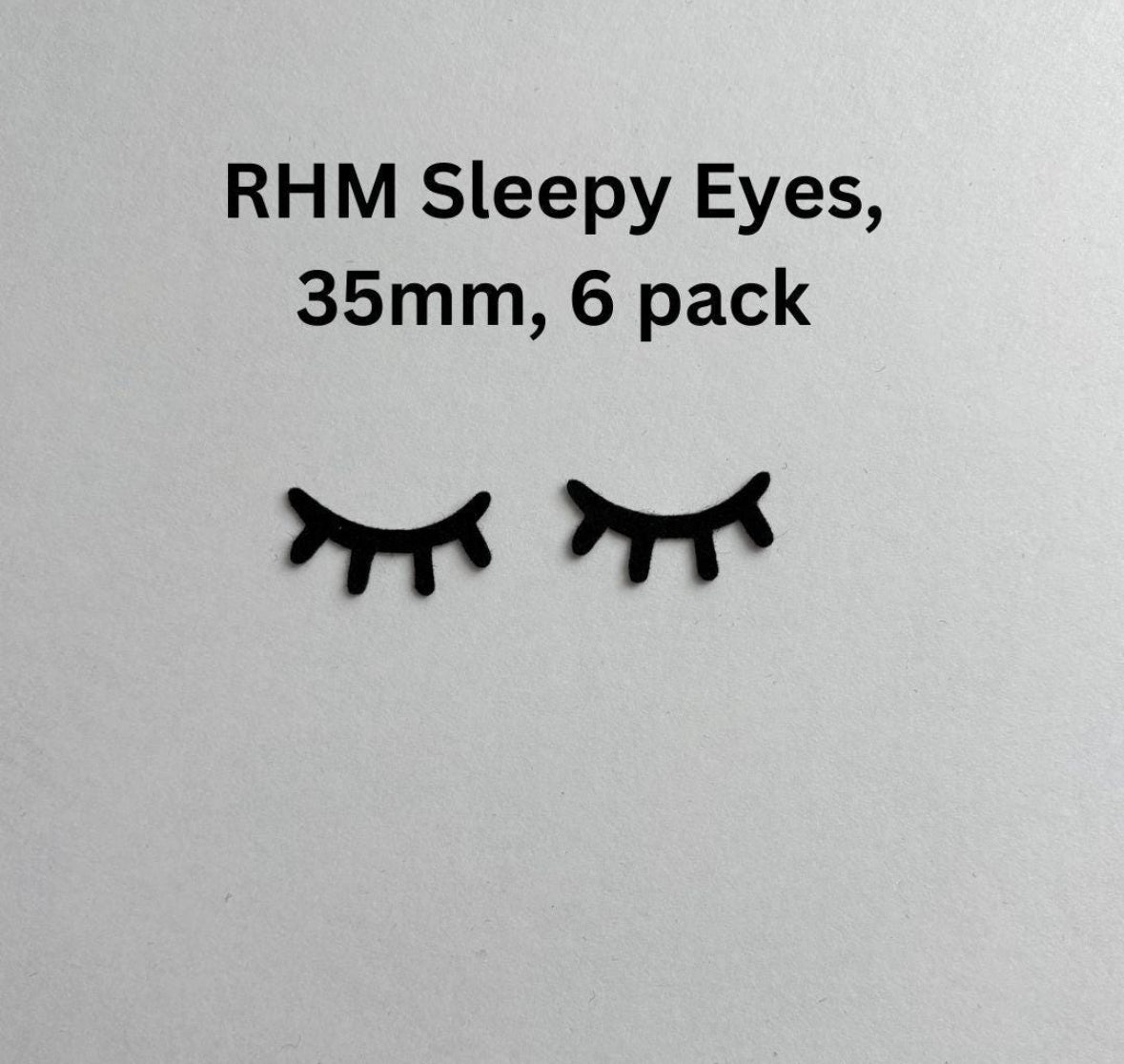 Felt Eyes - RHM Sleepy Bear Eyes