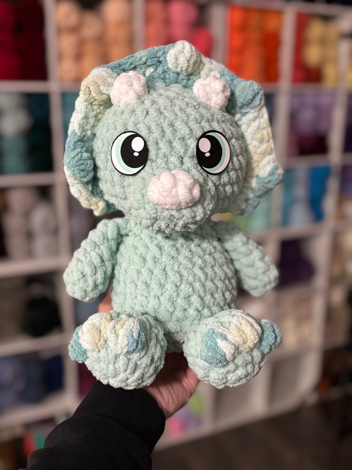 Triceratops Huggable Plushie