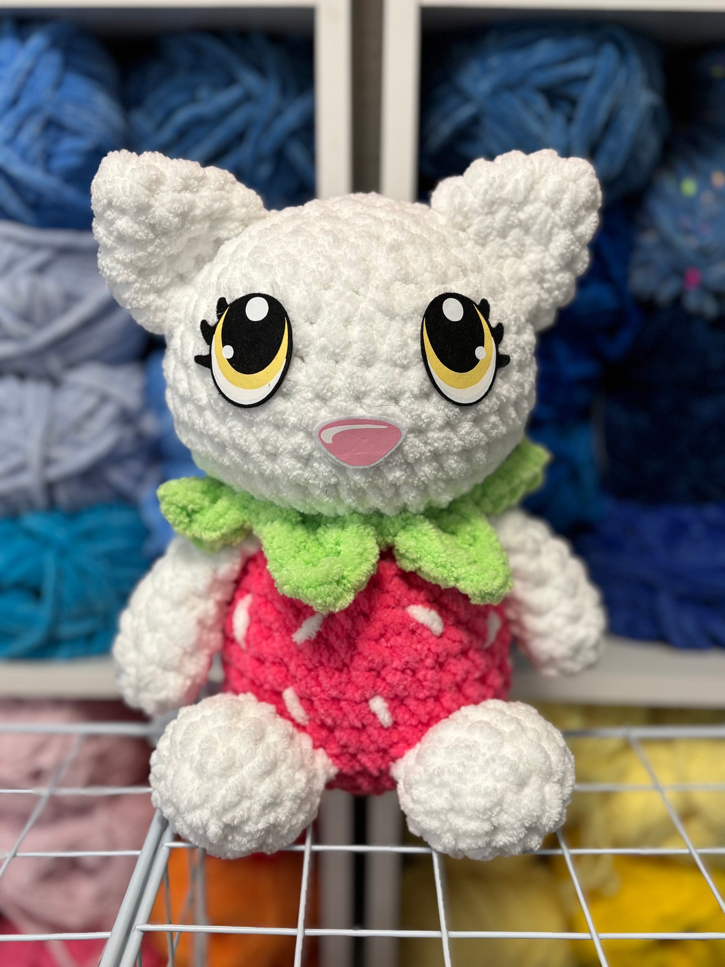 Berry Kitty Huggable Plushie