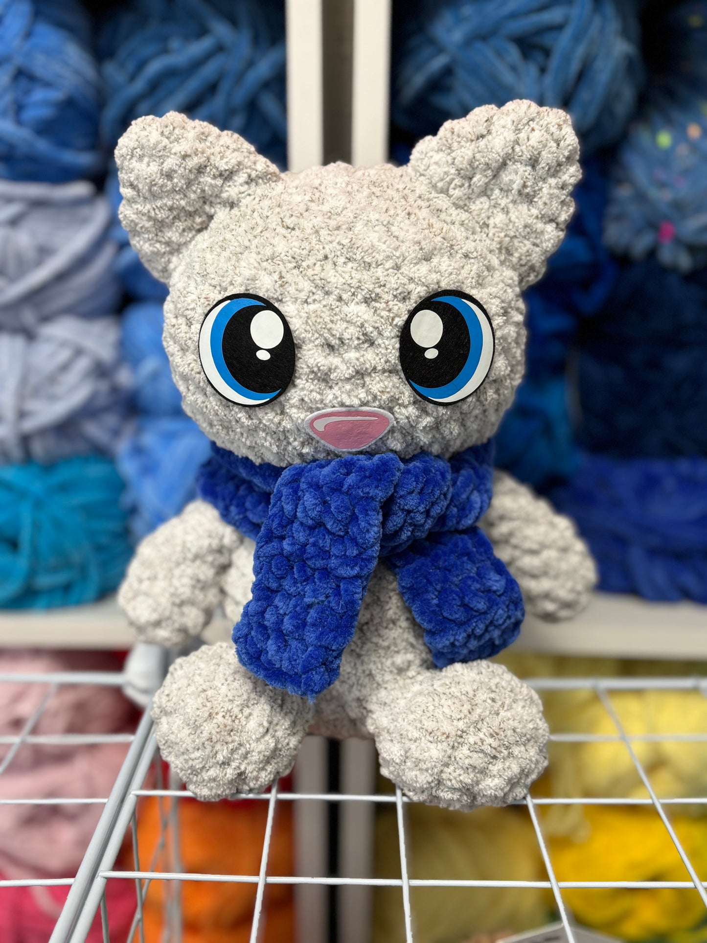 Winter Kitty Huggable Plushie