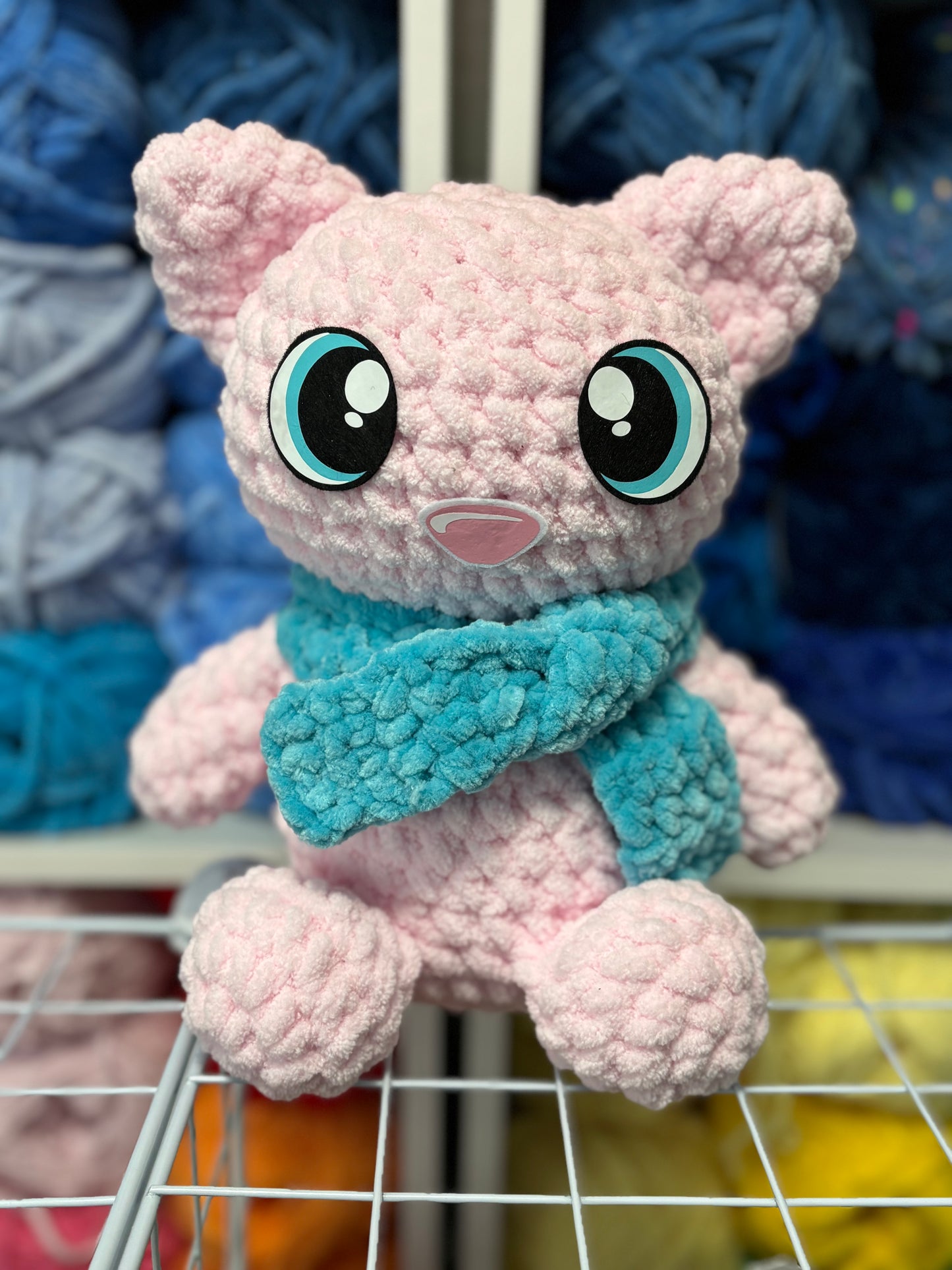 Winter Kitty Huggable Plushie