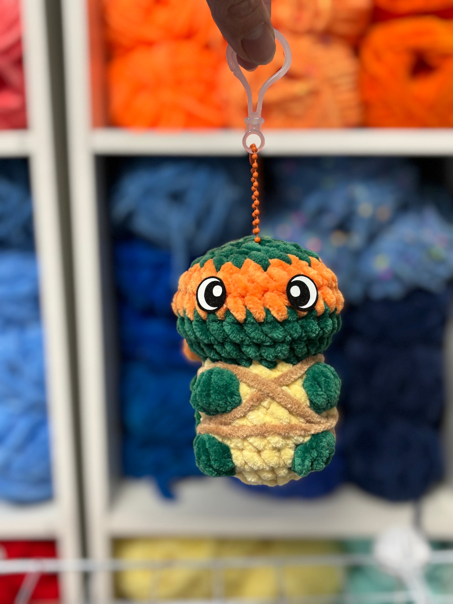 Mini Character Keychain / Backpack Clip – Huggable Plush Charm