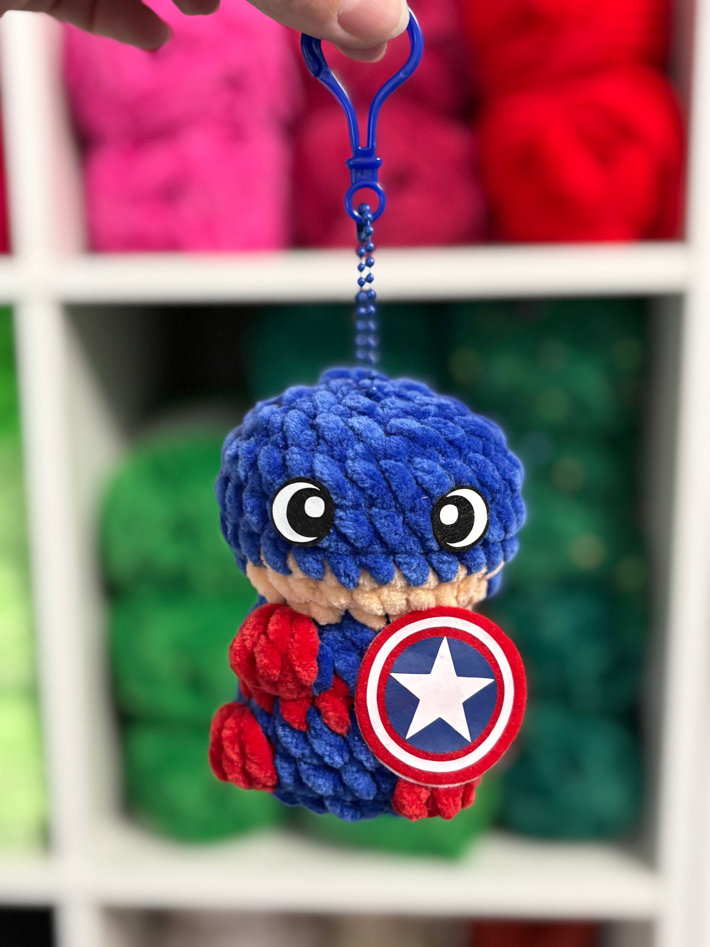 Mini Character Keychain / Backpack Clip – Huggable Plush Charm