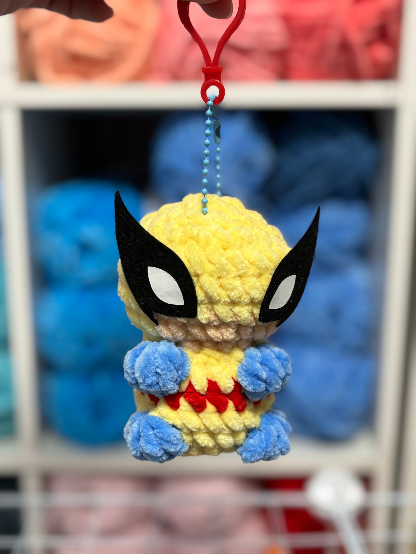 Mini Character Keychain / Backpack Clip – Huggable Plush Charm