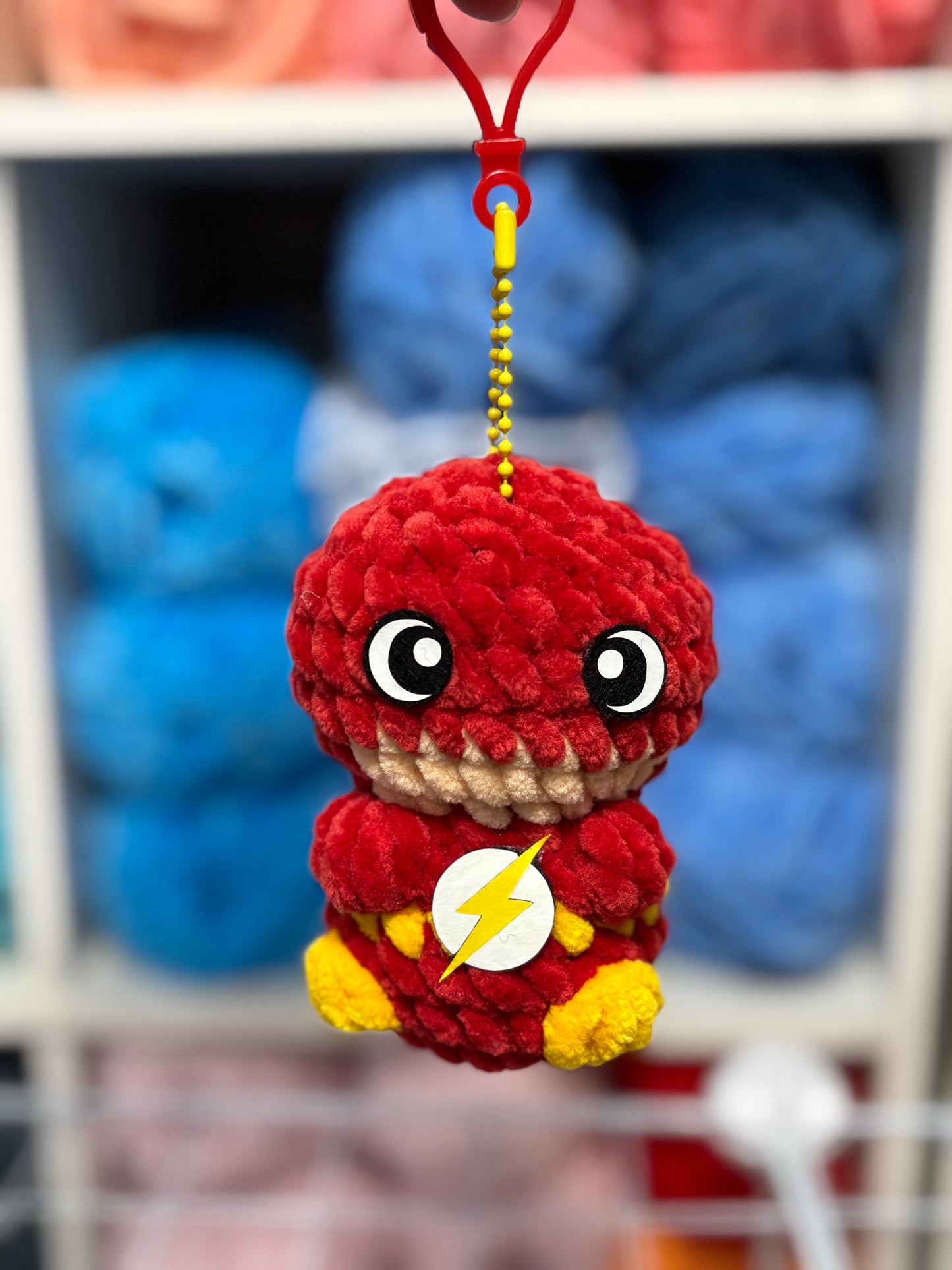 Mini Character Keychain / Backpack Clip – Huggable Plush Charm