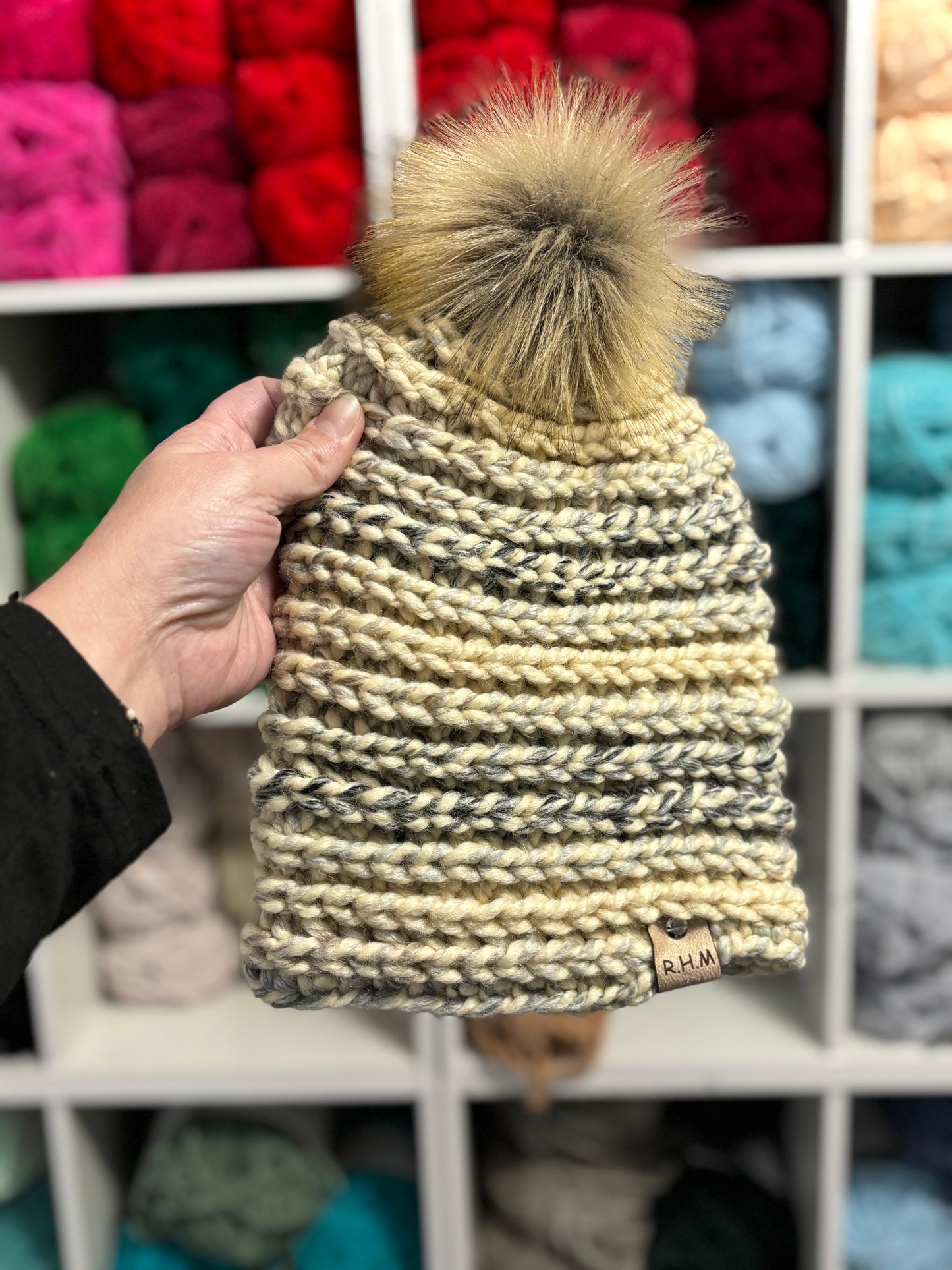 RHM - PNW Beanies with removable poms