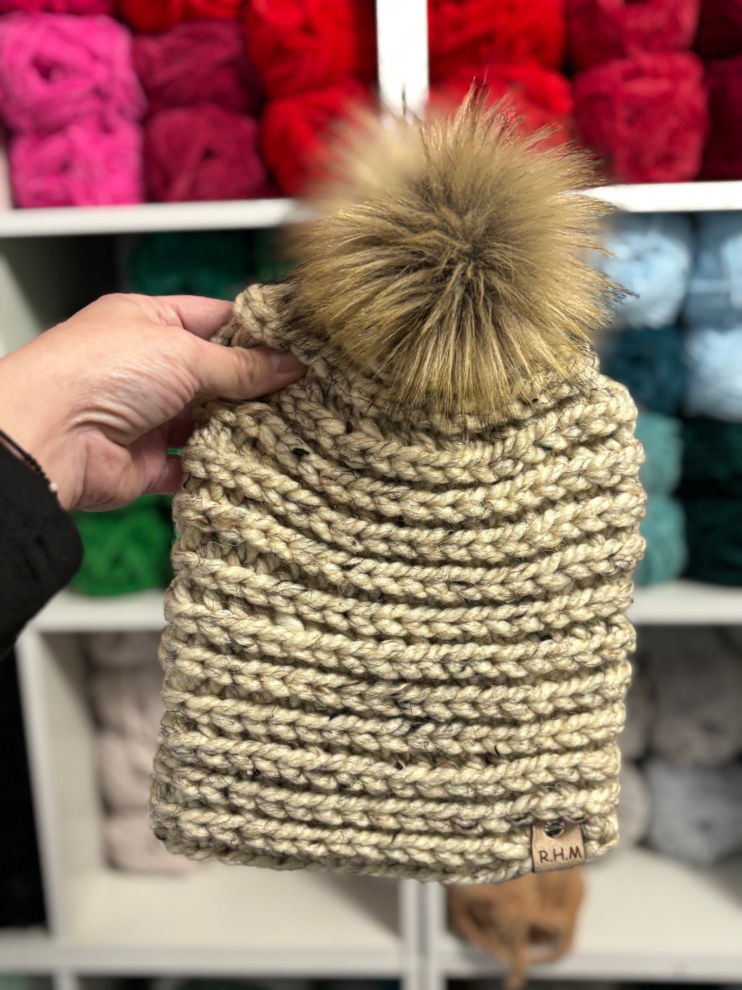RHM - PNW Beanies with removable poms
