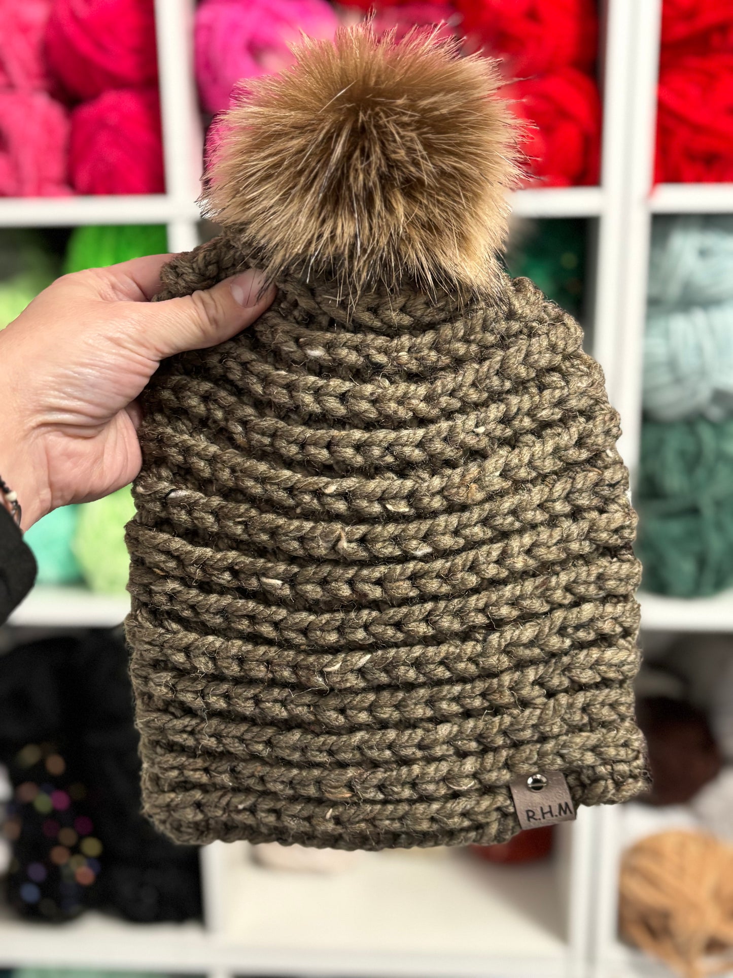 RHM - PNW Beanies with removable poms