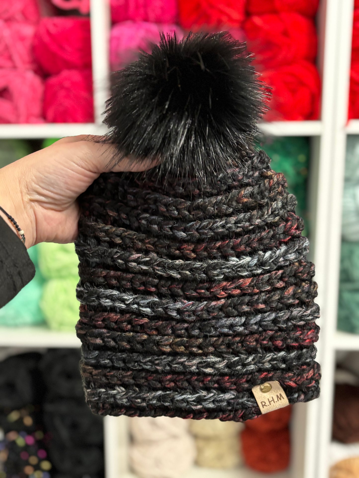 RHM - PNW Beanies with removable poms