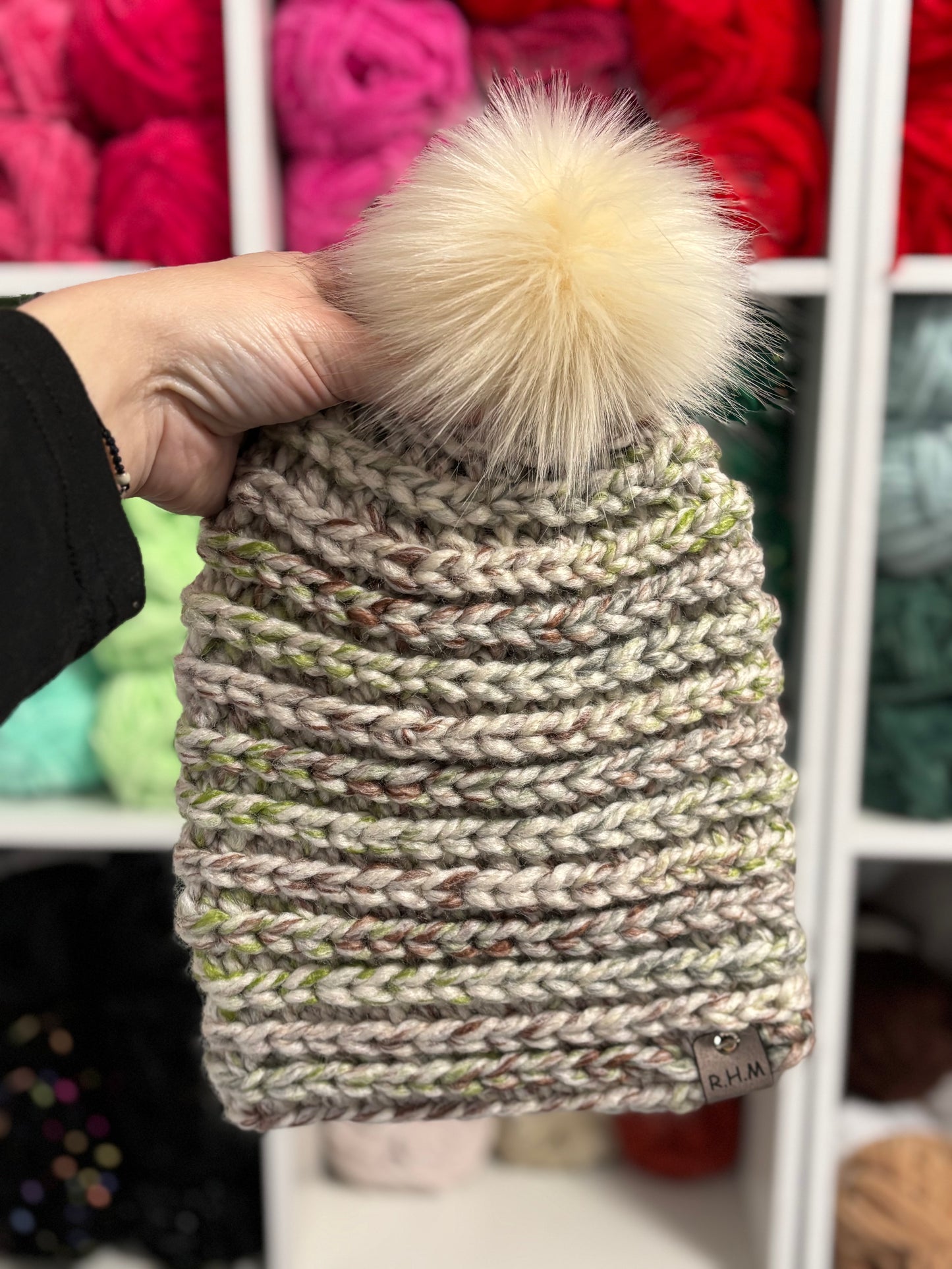 RHM - PNW Beanies with removable poms