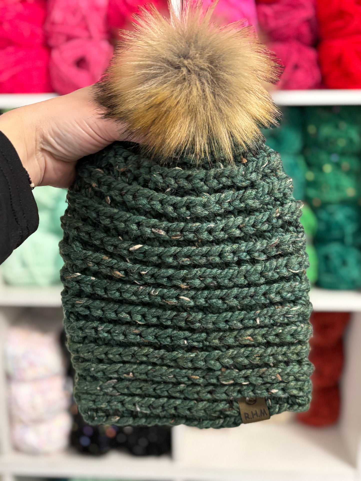 RHM - PNW Beanies with removable poms
