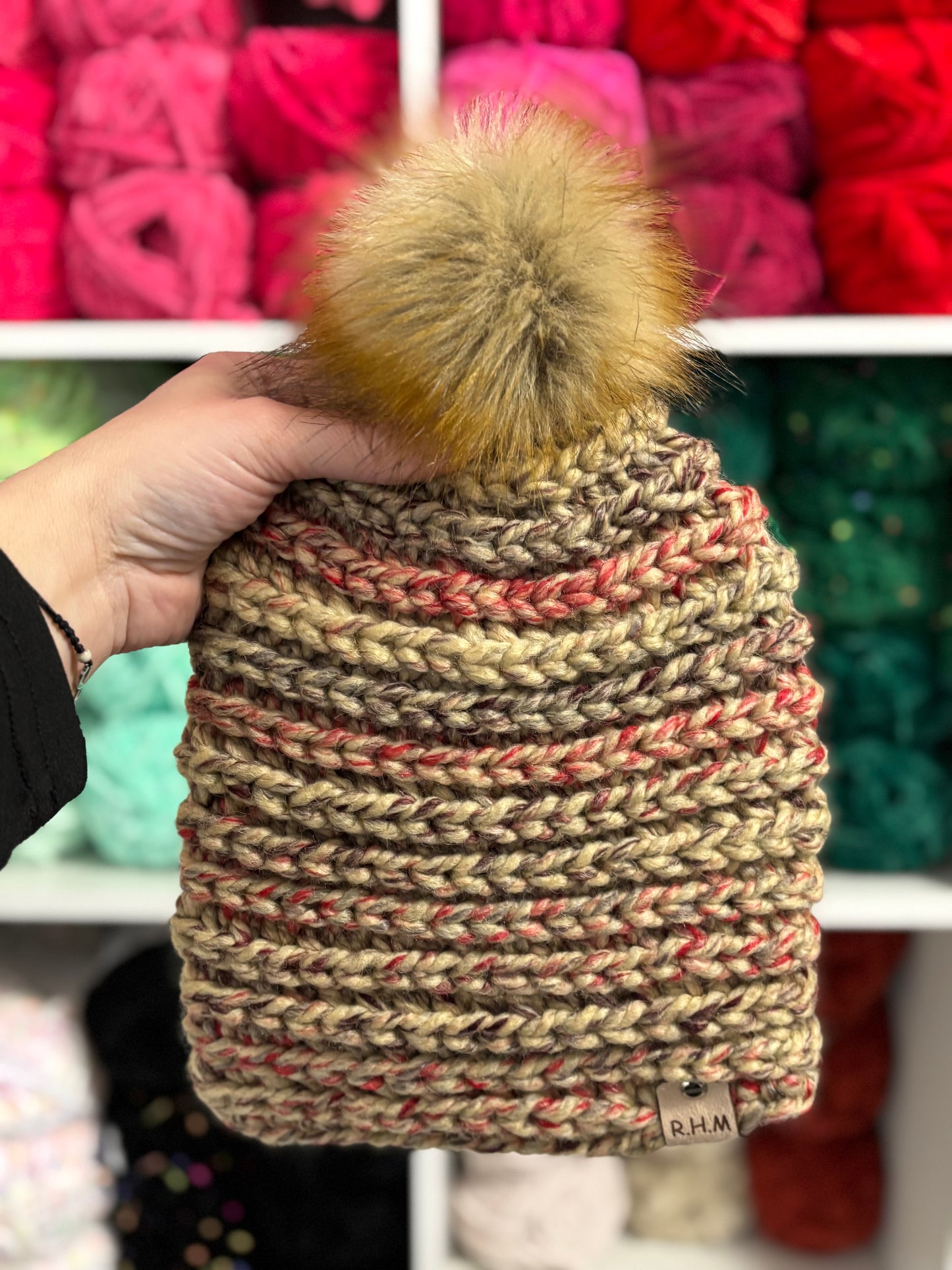 RHM - PNW Beanies with removable poms