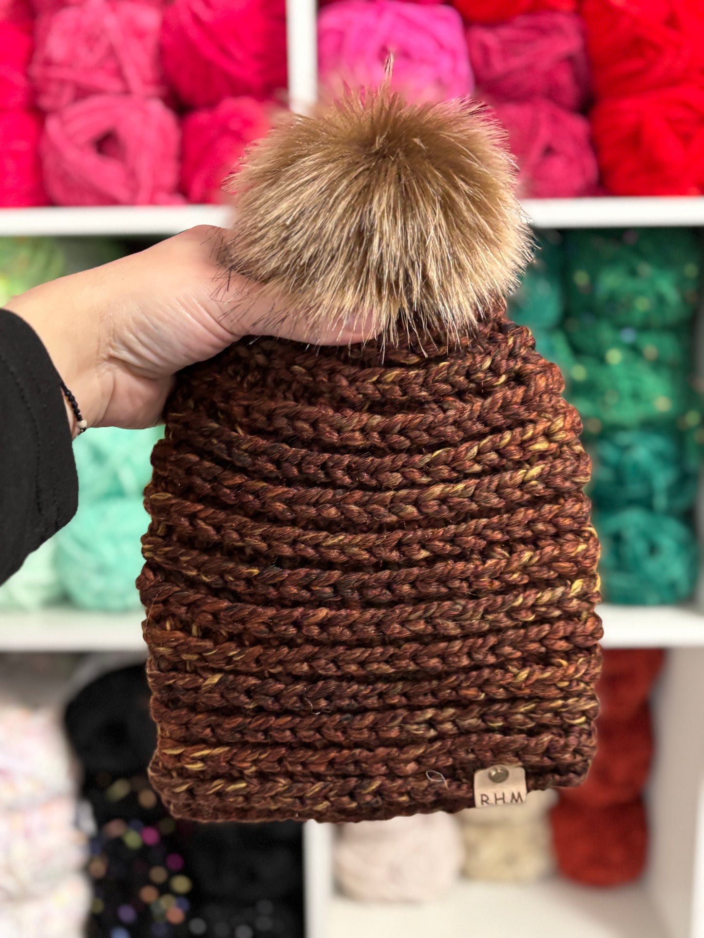 RHM - PNW Beanies with removable poms