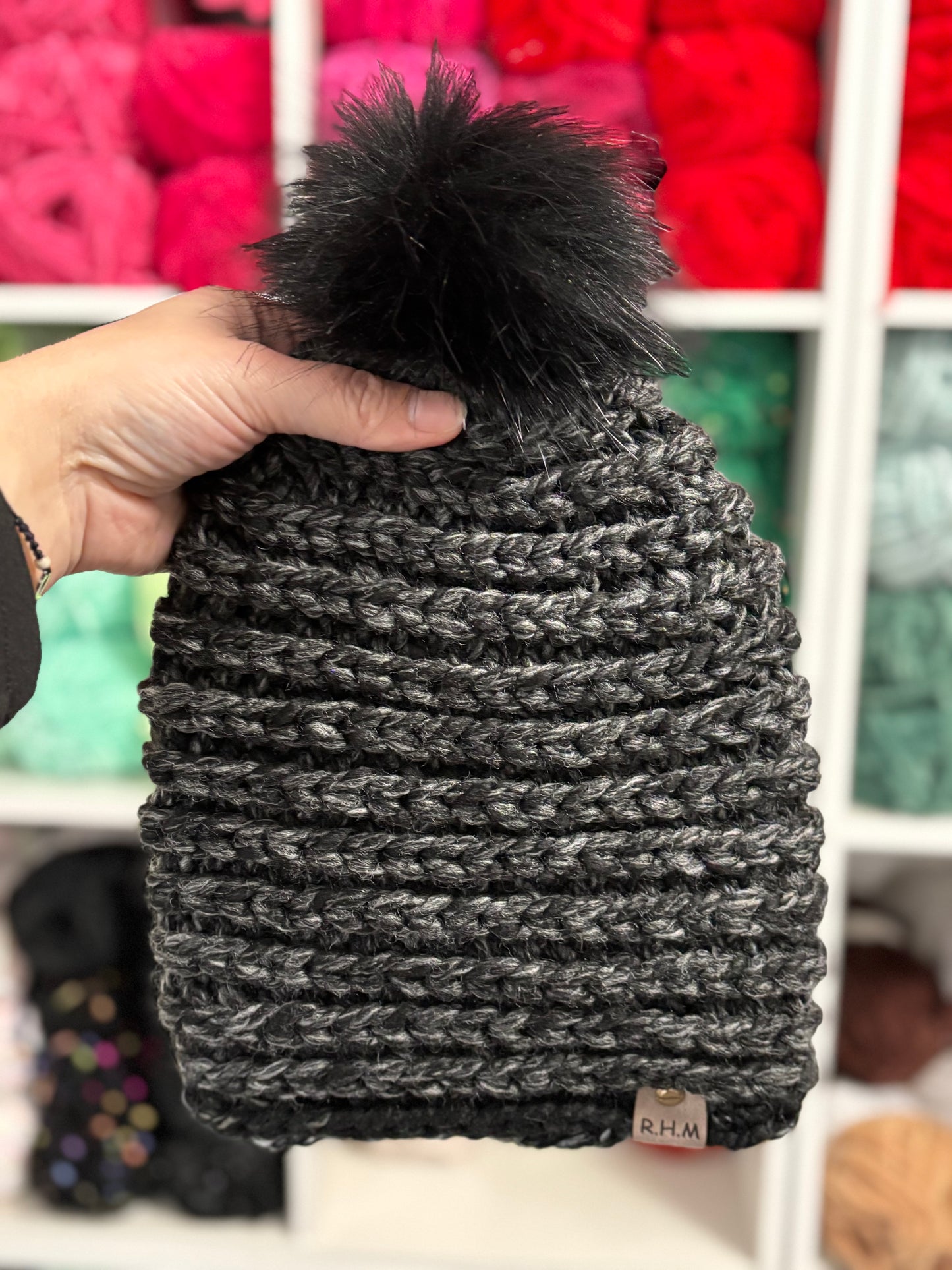 RHM - PNW Beanies with removable poms