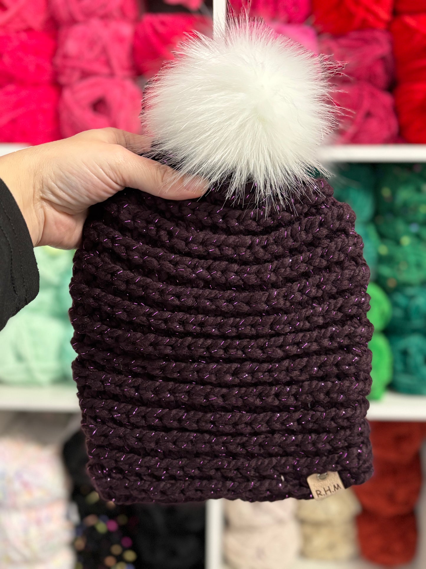 RHM - PNW Beanies with removable poms