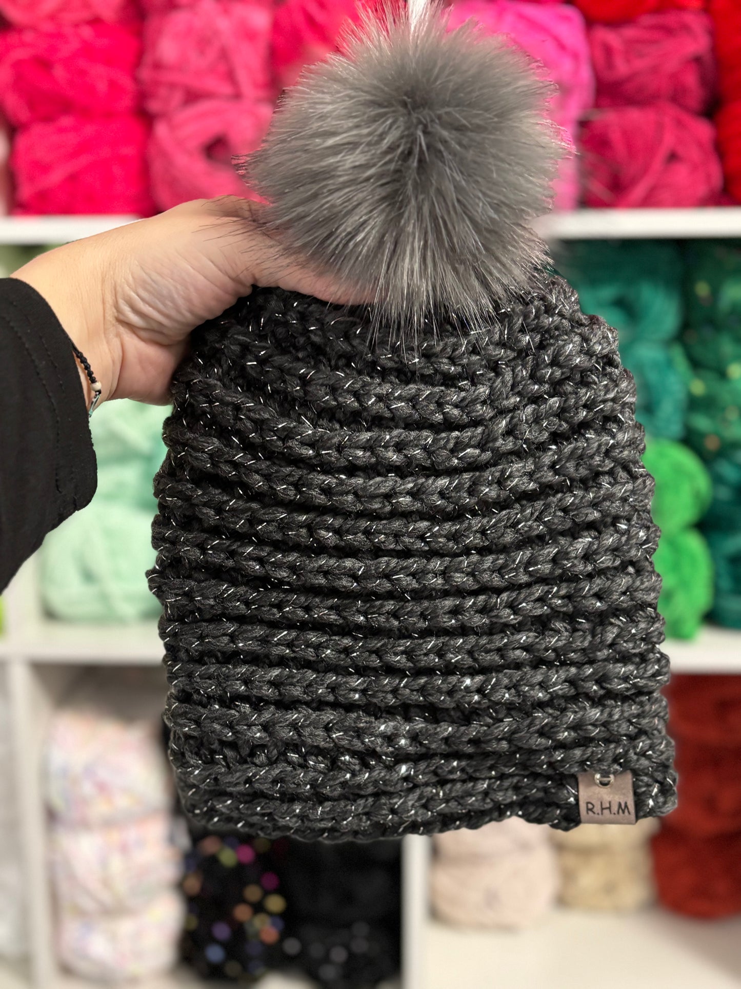 RHM - PNW Beanies with removable poms