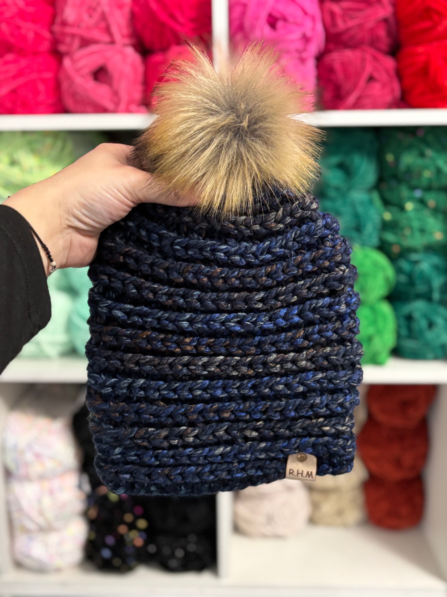 RHM - PNW Beanies with removable poms